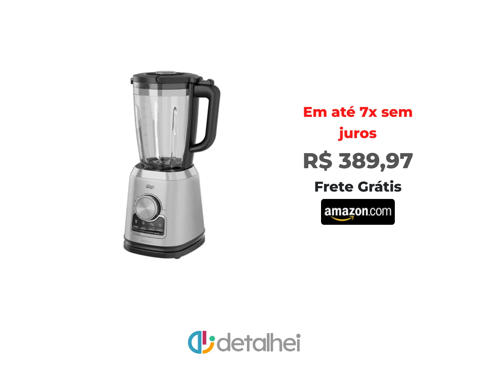 Foto do produto ❗WAP Liquidificador com Copo de Vidro WAP WB2000 2 Litros com Velocidade Variável 1000W 220V<br/>#Amazon: <a href="https://harpy.me/a0rFcyhDSSMF" target="_blank" rel="nofollow">https://harpy.me/a0rFcyhDSSMF</a>