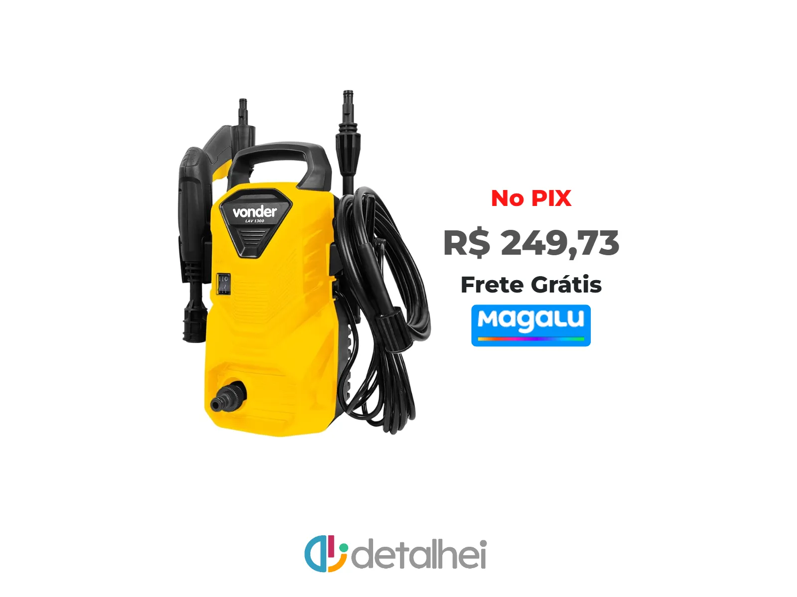 Foto do produto ❗Lavadora Alta Pressão Lav1300 1200w 1300lbs 127v Vonder<br/>#Magazine Luiza: <a href="https://harpy.me/Rmxjpg2MSqE2" target="_blank" rel="nofollow">https://harpy.me/Rmxjpg2MSqE2</a>