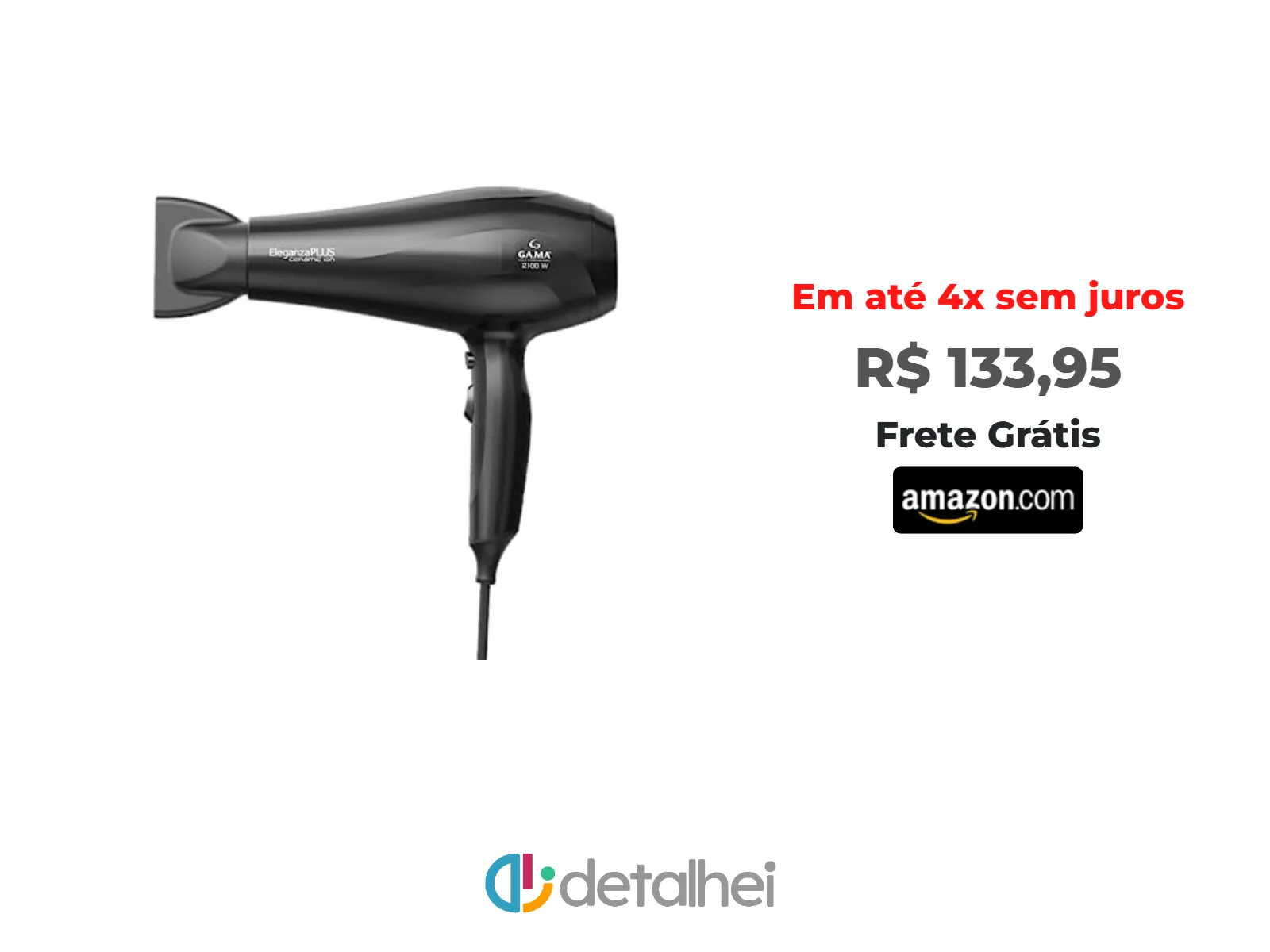 Foto do produto ❗GA.MA ITALY Secador de Cabelo Gama Eleganza Plus Ceramic Ion 2100W 220v<br/>#Amazon: <a href="https://harpy.me/NcNY1T831Rui" target="_blank" rel="nofollow">https://harpy.me/NcNY1T831Rui</a>
