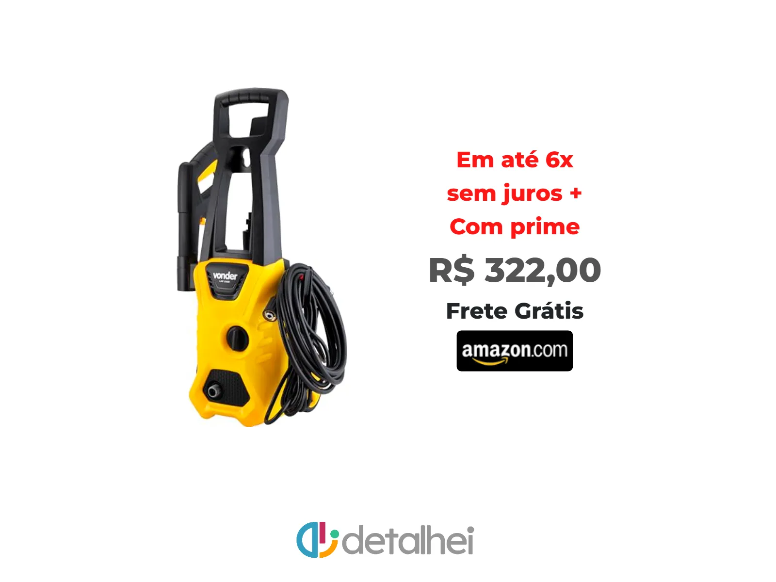 Foto do produto ❗Vonder, Lavadora De Alta Pressão Lav 1600, 1.600 Lbf/Pol², 127 V~,<br/>#Amazon: <a href="https://harpy.me/H9bNGD_FpGMJ" target="_blank" rel="nofollow">https://harpy.me/H9bNGD_FpGMJ</a>