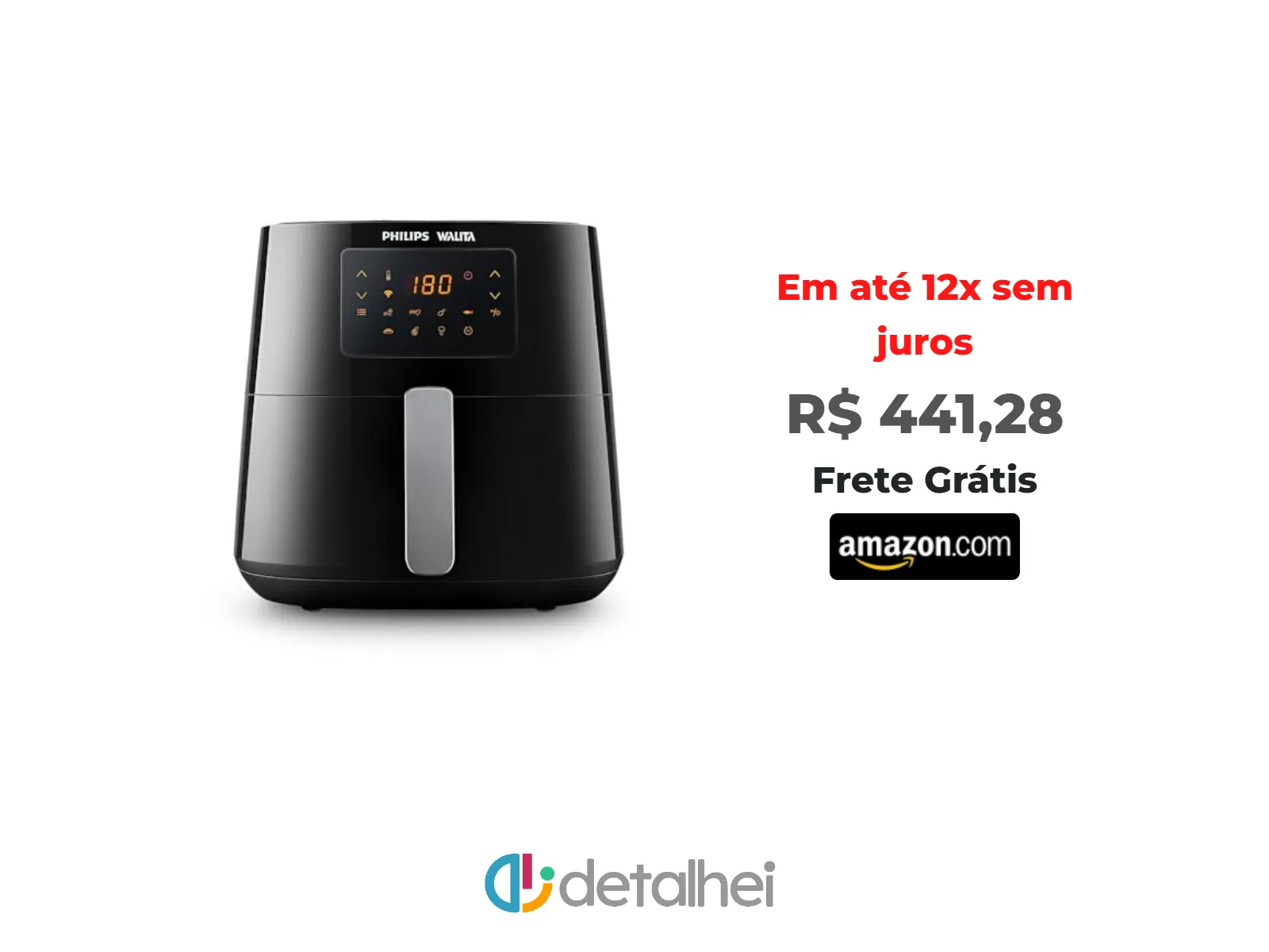 Foto do produto ❗Fritadeira Airfryer Essential XL Conectada, Philips Walita, conectividade c/Alexa, 6.2L de capacidade, Preta, 2000W, 220V (RI9280/91)<br/>#Amazon: <a href="https://harpy.me/m7z7e3gf-BBI" target="_blank" rel="nofollow">https://harpy.me/m7z7e3gf-BBI</a>