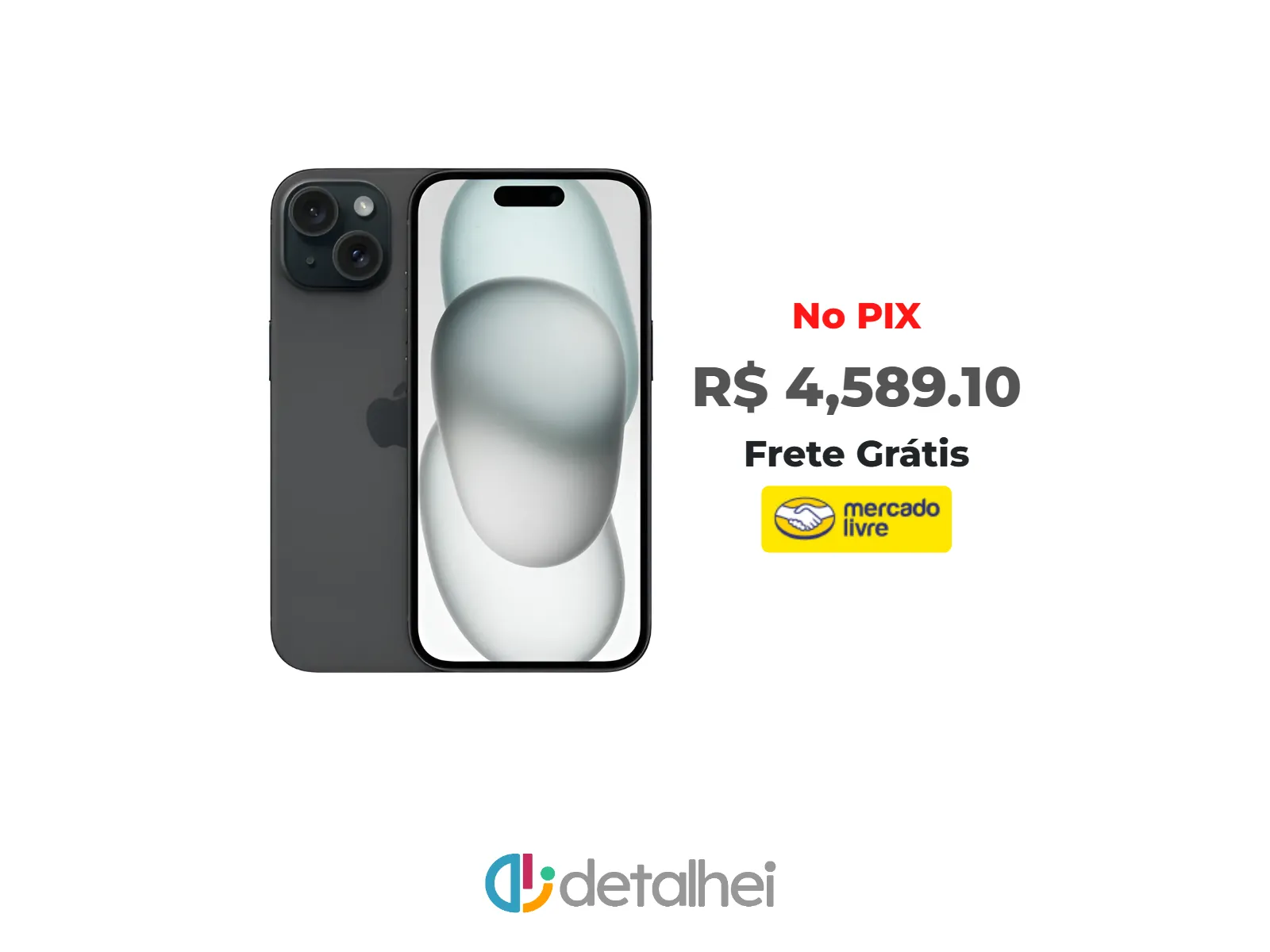 Foto do produto ❗Apple iPhone 15 (256 GB) - Preto<br/>#Mercado Livre: <a href="https://harpy.me/0AV9W1m3gQFr" target="_blank" rel="nofollow">https://harpy.me/0AV9W1m3gQFr</a>