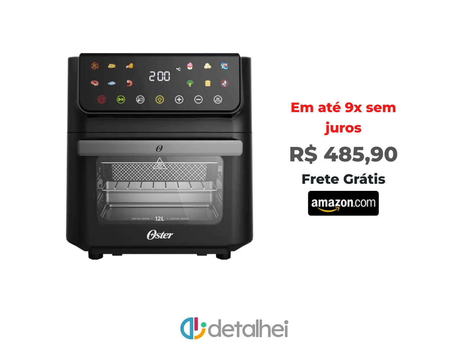 Foto do produto ❗Fritadeira Oven Fryer 12L Oster Multi Touch 3 em 1-220V<br/>#Amazon: <a href="https://harpy.me/MOE-0bf--Ntu" target="_blank" rel="nofollow">https://harpy.me/MOE-0bf--Ntu</a>