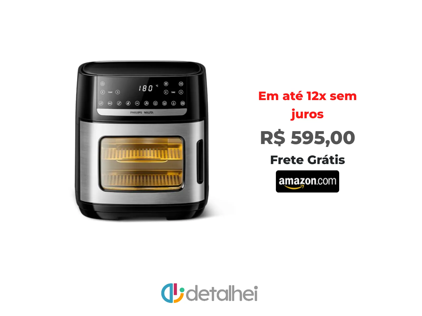 Foto do produto ❗Fritadeira Airfryer Forno Philips Walita, Série 5000, 2 anos de garantia, 1600W, 110v - AI551/09<br/>#Amazon: <a href="https://harpy.me/GJB04pVhJQ-O" target="_blank" rel="nofollow">https://harpy.me/GJB04pVhJQ-O</a>