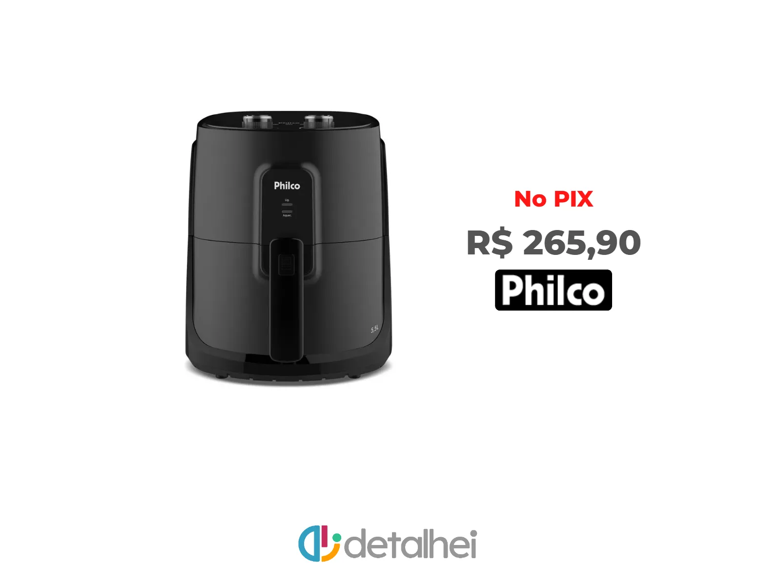 Foto do produto ❗Air Fryer Philco 5,5L Revestimento Redstone 1500W PAF55B<br/>#Philco: <a href="https://harpy.me/-01mhGpRUl_-" target="_blank" rel="nofollow">https://harpy.me/-01mhGpRUl_-</a>