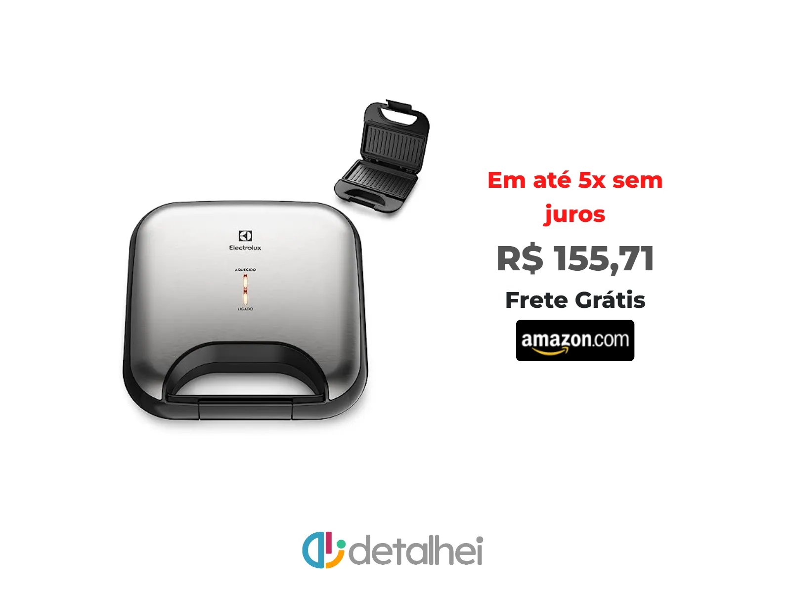 Foto do produto ❗Electrolux Sanduicheira grill chapa ondulada elétrico antiaderente inox ESG20 220v<br/>#Amazon: <a href="https://harpy.me/ny5aT58Vzu9x" target="_blank" rel="nofollow">https://harpy.me/ny5aT58Vzu9x</a>