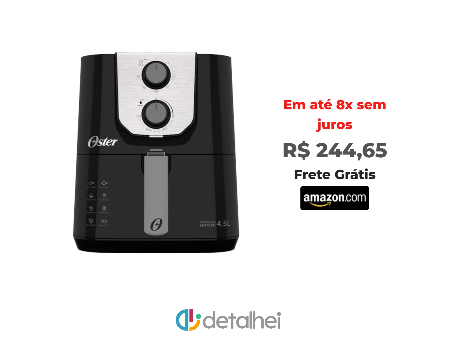 Foto do produto ❗Fritadeira Black Perform 4,5L Oster - 220V<br/>#Amazon: <a href="https://harpy.me/VauiqXZUREuT" target="_blank" rel="nofollow">https://harpy.me/VauiqXZUREuT</a>
