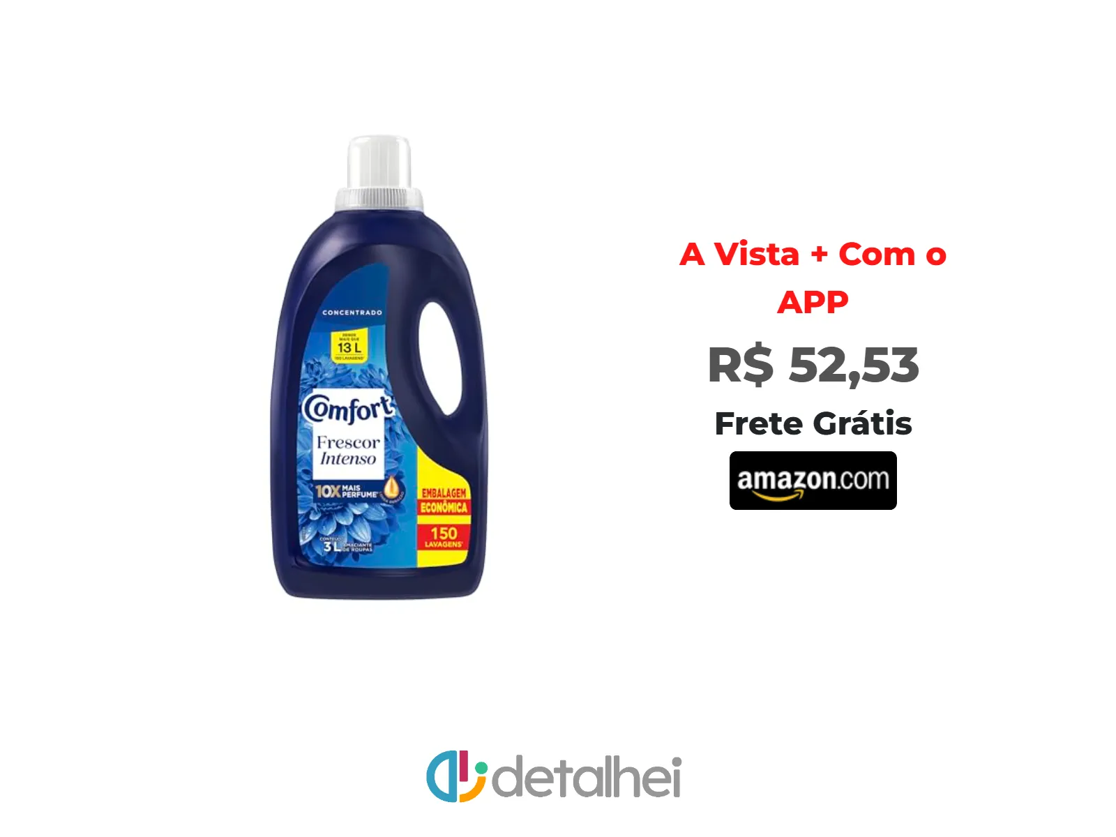 Foto do produto ❗Comfort Amaciante Concentrado Frescor Intenso 3L<br/>#Amazon: <a href="https://harpy.me/4RWfEsnL4200" target="_blank" rel="nofollow">https://harpy.me/4RWfEsnL4200</a>