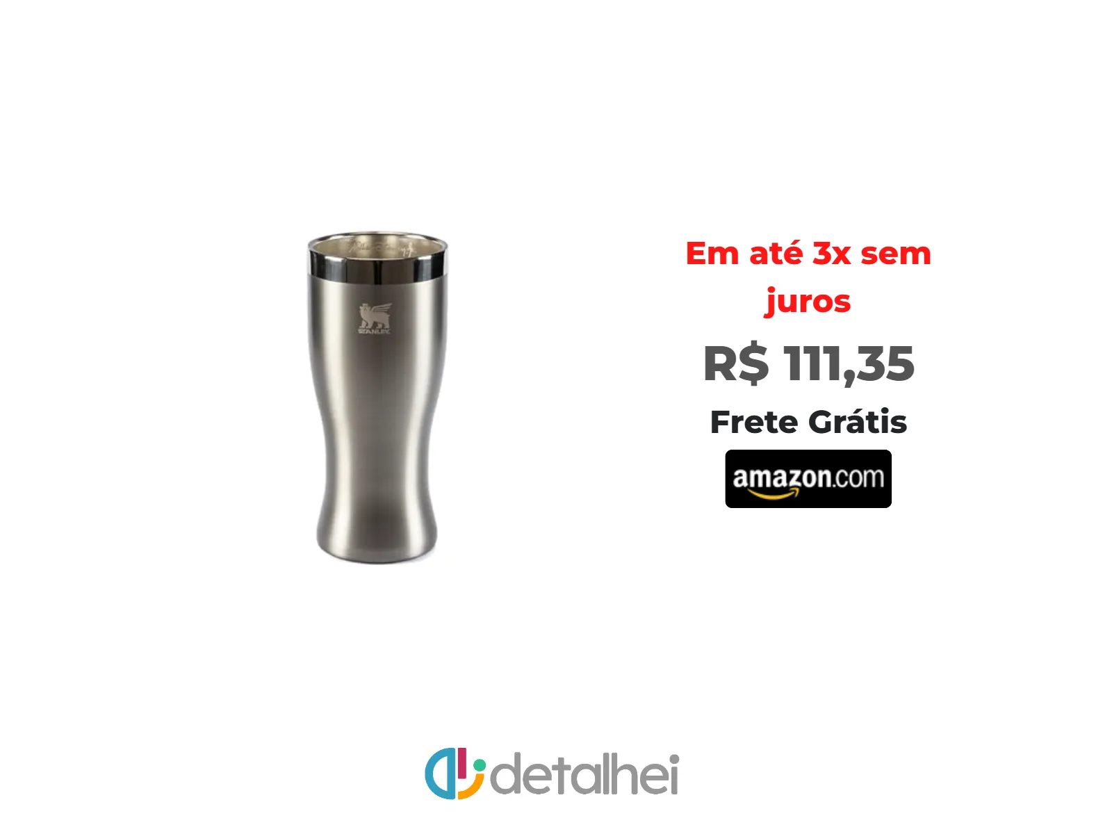 Foto do produto ❗Stanley - Copo Térmico Pilsner, 444ml, Copo para Bebidas Frias ou Quentes, Stainless Steel<br/>#Amazon: <a href="https://harpy.me/bq5N7C4FnBzp" target="_blank" rel="nofollow">https://harpy.me/bq5N7C4FnBzp</a>