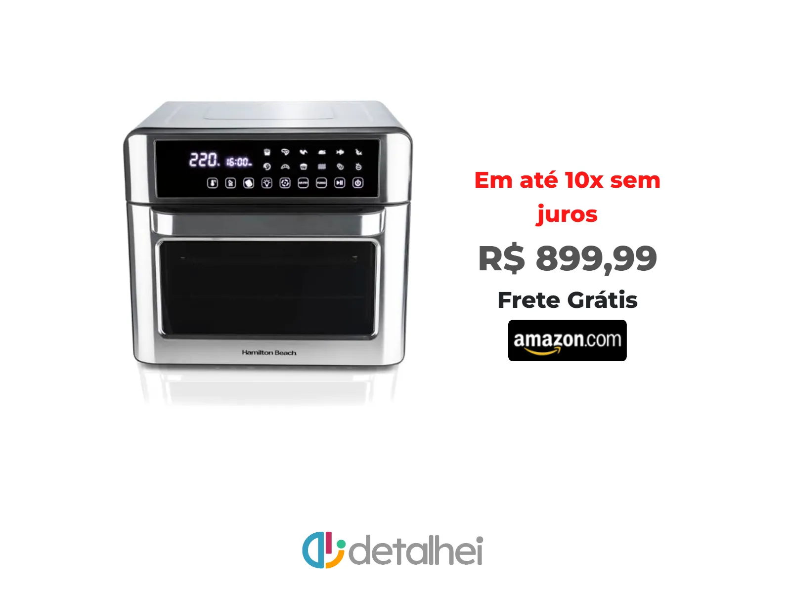 Foto do produto ❗Forno Air Fryer 25L, Preto, 110v, Hamilton Beach<br/>#Amazon: <a href="https://harpy.me/XBL22z2qFQlT" target="_blank" rel="nofollow">https://harpy.me/XBL22z2qFQlT</a>