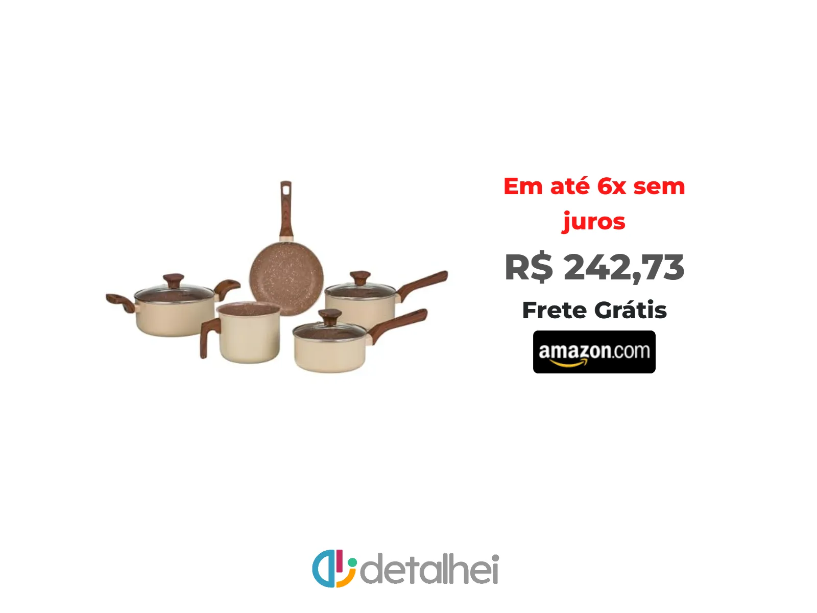 Foto do produto ❗Mimo Style Jogo de 5 Panelas Alumínio Indução Pratic Cook Crema<br/>#Amazon: <a href="https://harpy.me/oltzoaRHQD-V" target="_blank" rel="nofollow">https://harpy.me/oltzoaRHQD-V</a>