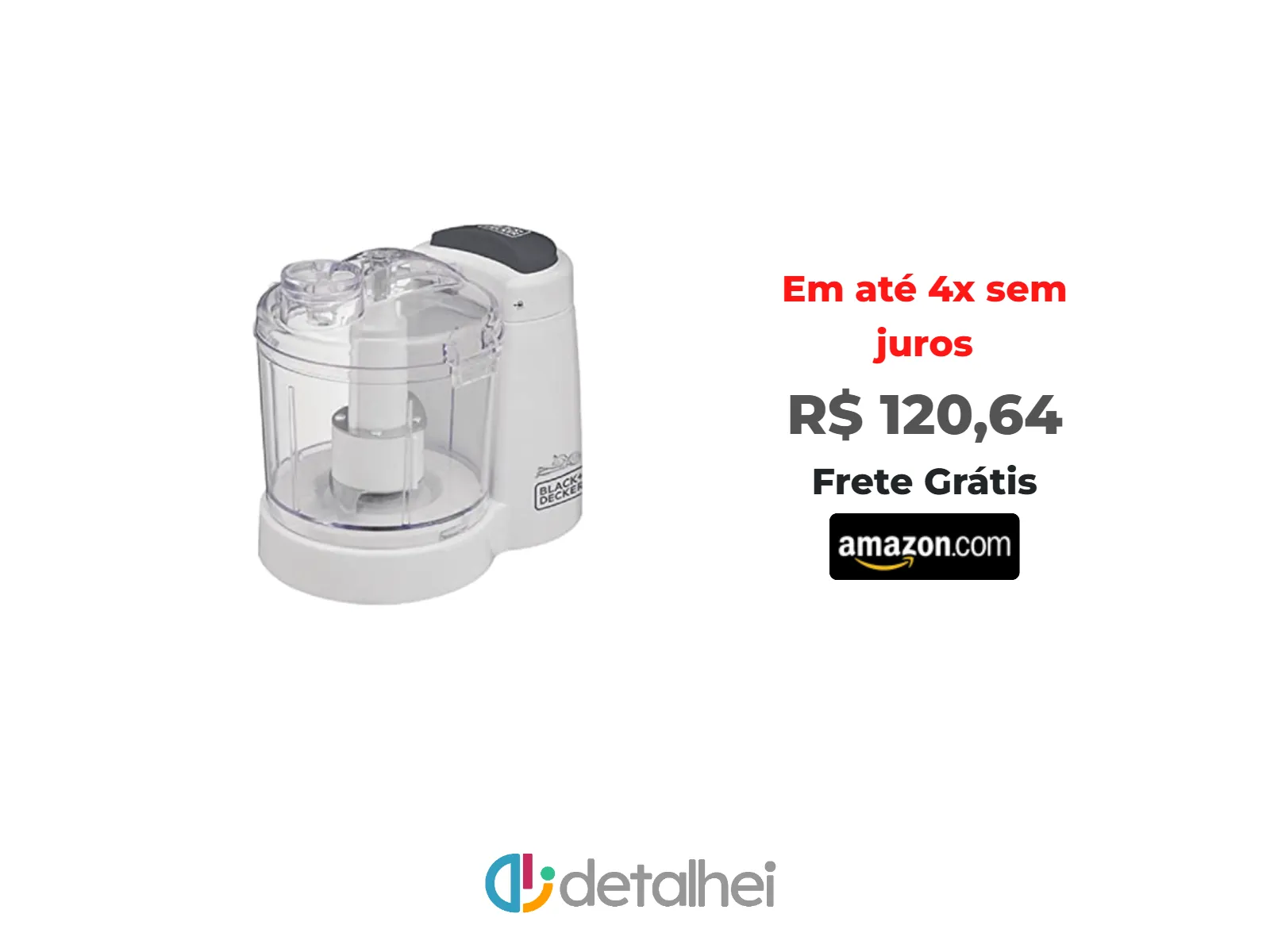 Foto do produto ❗BLACK+DECKER Mini Processador de Alimentos MP120B2 120W 110V<br/>#Amazon: <a href="https://harpy.me/kG5fJa4z3TEB" target="_blank" rel="nofollow">https://harpy.me/kG5fJa4z3TEB</a>