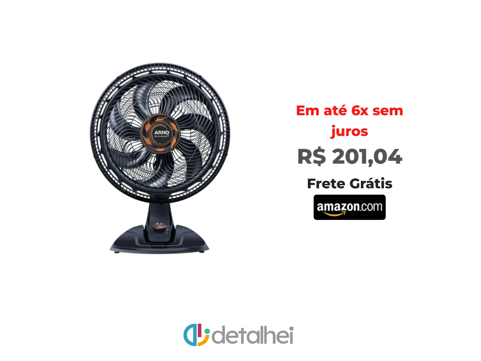 Foto do produto ❗Ventilador de Mesa Arno X-TREME 7 Cinza 40cm VE71, 150W, 7 Pás, 3 Velocidades, Oscilação 80º, Power Zone, Modo Noturno Silencioso, 220V<br/>#Amazon: <a href="https://harpy.me/Nd-27mCaf6xE" target="_blank" rel="nofollow">https://harpy.me/Nd-27mCaf6xE</a>
