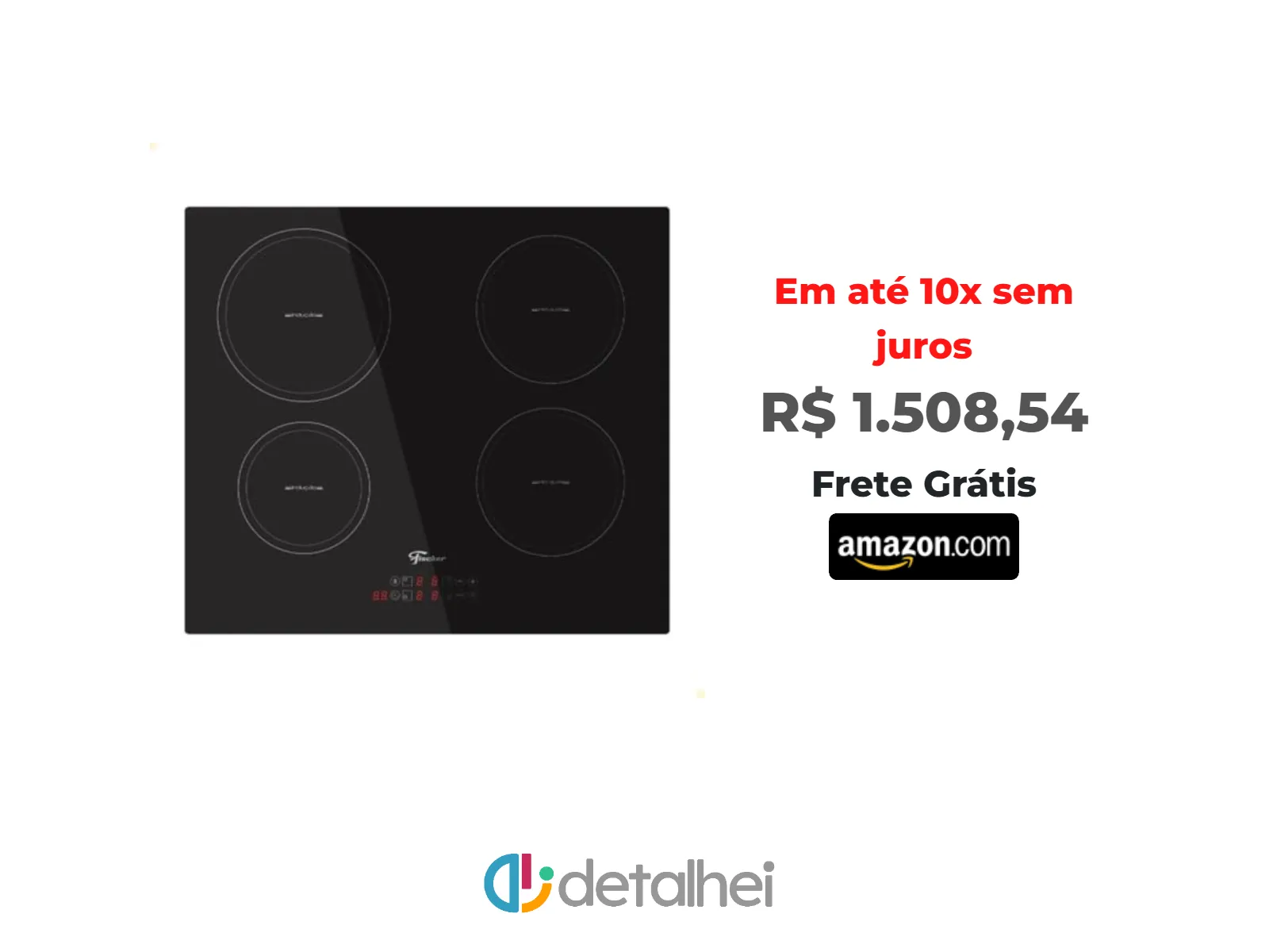 Foto do produto ❗Cooktop Fischer 4q por Indução Mesa Vitrocerâmica Touch 220v Preto<br/>#Amazon: <a href="https://harpy.me/cAtXcAD1yGLg" target="_blank" rel="nofollow">https://harpy.me/cAtXcAD1yGLg</a>