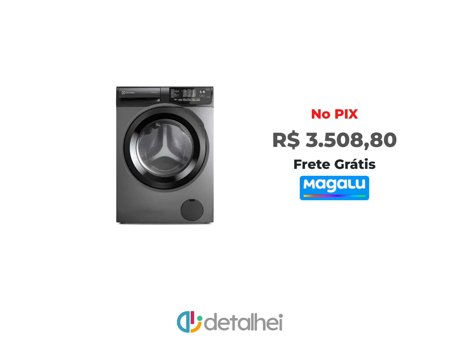 Foto do produto ❗Lavadora de Roupas Electrolux 12kg Cinza Ônix Inverter com Água Quente e Lavagem Inteligente - LFC12<br/>#Magazine Luiza: <a href="https://harpy.me/7QkSvTxu1EmA" target="_blank" rel="nofollow">https://harpy.me/7QkSvTxu1EmA</a>