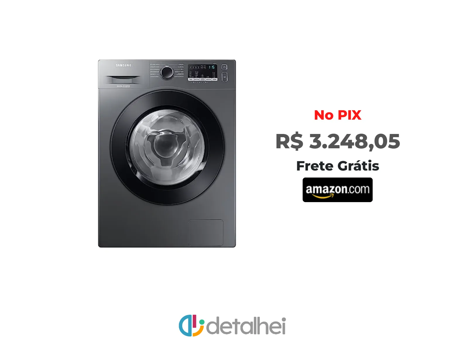 Foto do produto ❗Samsung Lava e Seca WD11M com Digital Inverter WD11M4473PX Inox Look 11/7kg - 220V<br/>#Amazon: <a href="https://harpy.me/QfDnp84SzVhB" target="_blank" rel="nofollow">https://harpy.me/QfDnp84SzVhB</a>