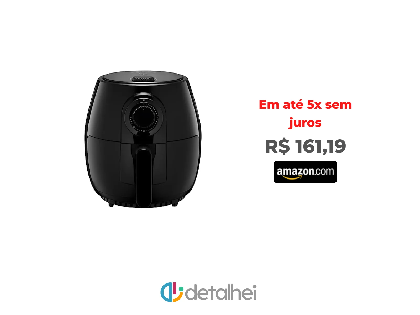 Foto do produto ❗Fritadeira Elétrica Quick Fryer Elgin 4 Litros Preta com cesta removível 220V - Airfryer<br/>#Amazon: <a href="https://harpy.me/fewm9iquXak-" target="_blank" rel="nofollow">https://harpy.me/fewm9iquXak-</a>