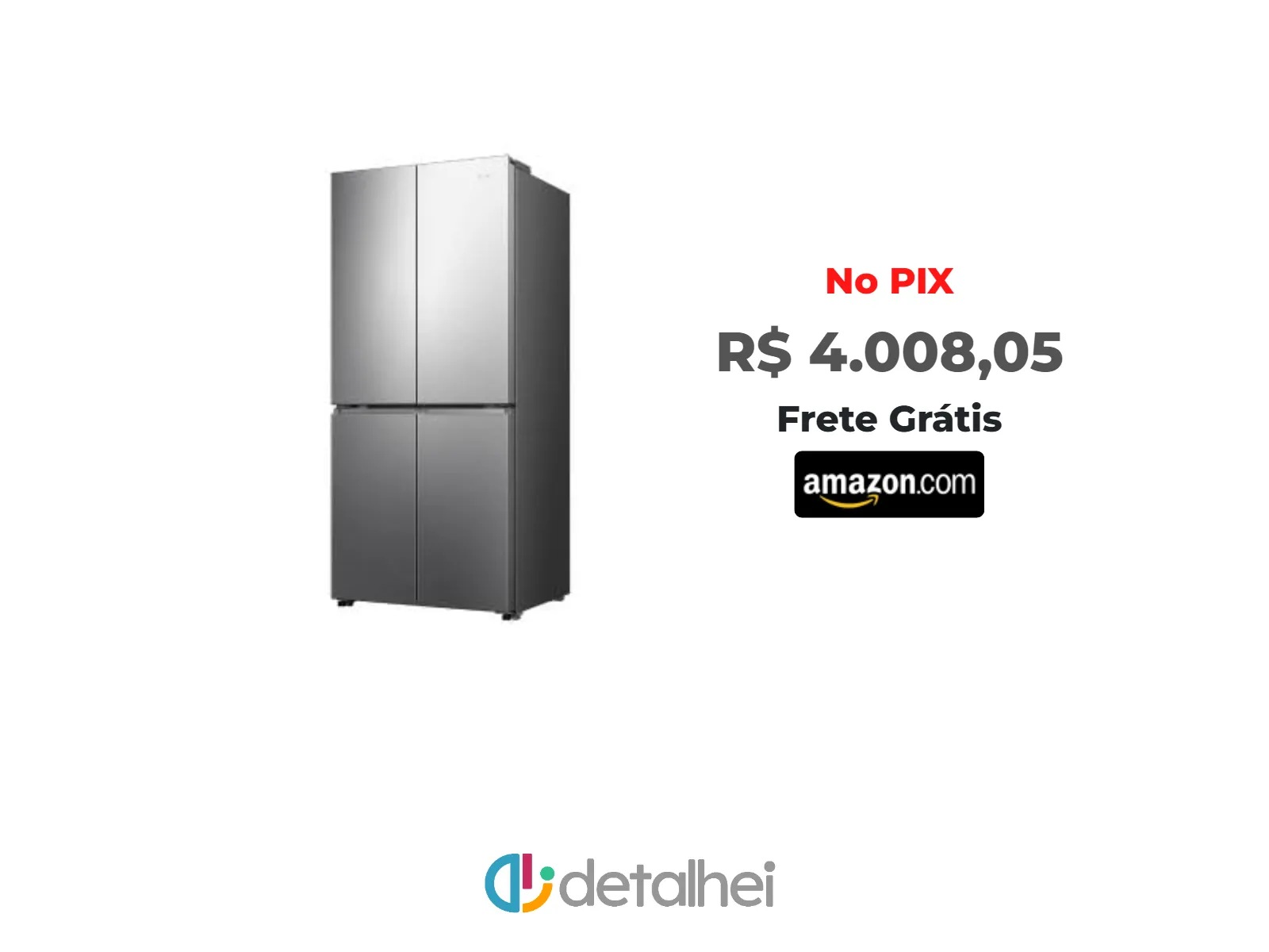 Foto do produto ❗Refrigerador Multidoor Hisense Frost Free Inverter Dual Tech Cooling com 456 Litros Inox - RQ5P470<br/>#Amazon: <a href="https://harpy.me/iSeDgNzzn2Rb" target="_blank" rel="nofollow">https://harpy.me/iSeDgNzzn2Rb</a>