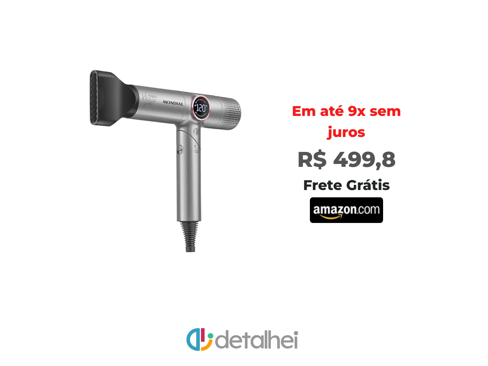 Foto do produto ❗MONDIAL Secador Ultra Sonic BLDC com Cabo Dobrável 127V - SCP-JU-04-US<br/>#Amazon: <a href="https://harpy.me/DVcL_Z-6xGRE" target="_blank" rel="nofollow">https://harpy.me/DVcL_Z-6xGRE</a>