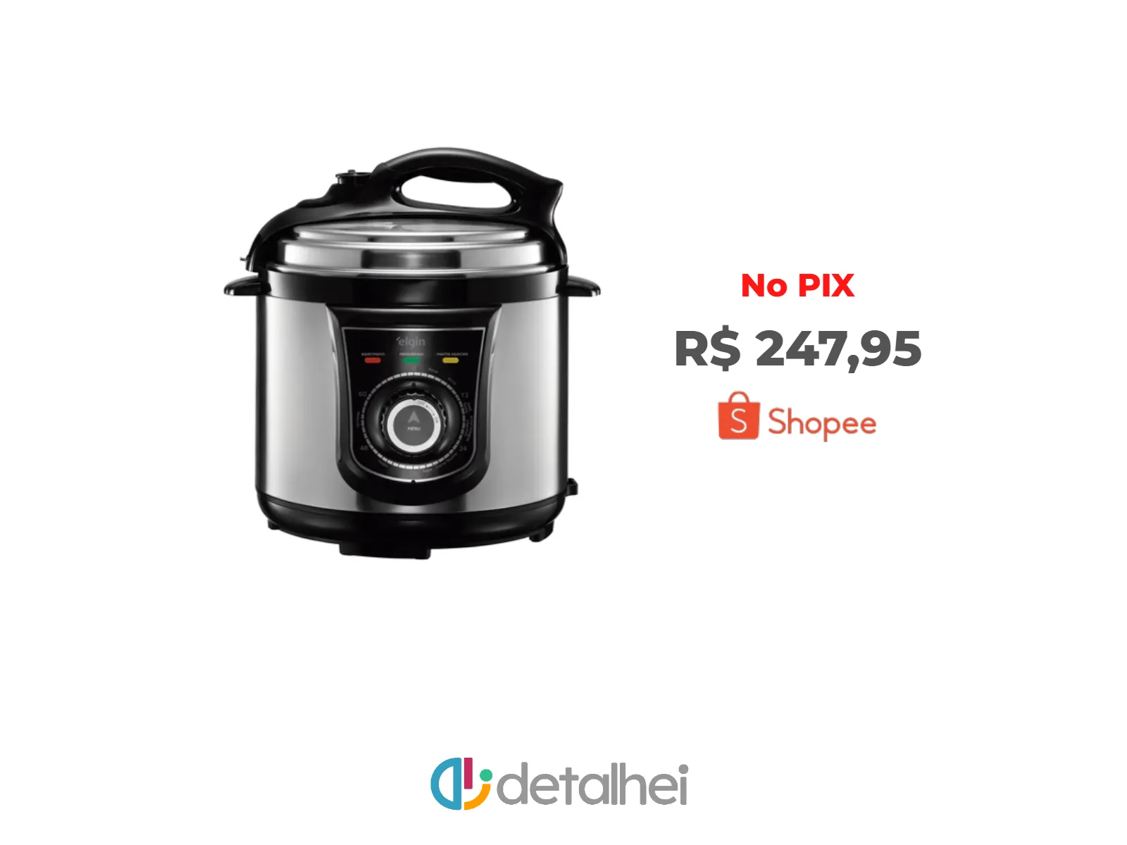 Foto do produto ❗Panela de Pressão Elétrica 4L Elgin PPR10 840W Inox<br/>#Shopee: <a href="https://harpy.me/43TD9BCkruJO" target="_blank" rel="nofollow">https://harpy.me/43TD9BCkruJO</a>