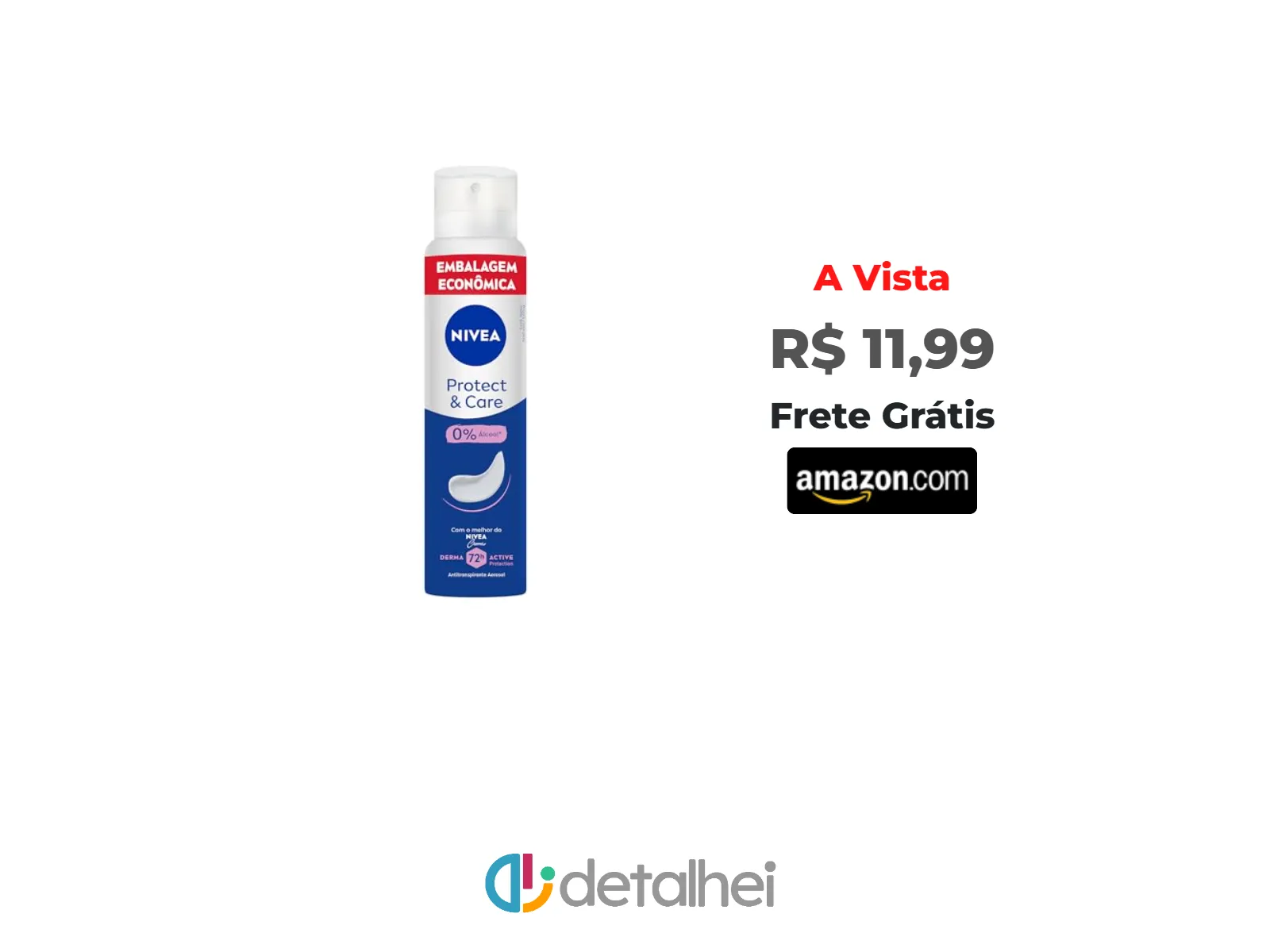 Foto do produto ❗NIVEA Desodorante Antitranspirante Aerossol Protect & Care 200ml, Proteção 72h, Cuidado Suave, Axilas Protegidas<br/>#Amazon: <a href="https://harpy.me/eqaSAB5jlJrI" target="_blank" rel="nofollow">https://harpy.me/eqaSAB5jlJrI</a>