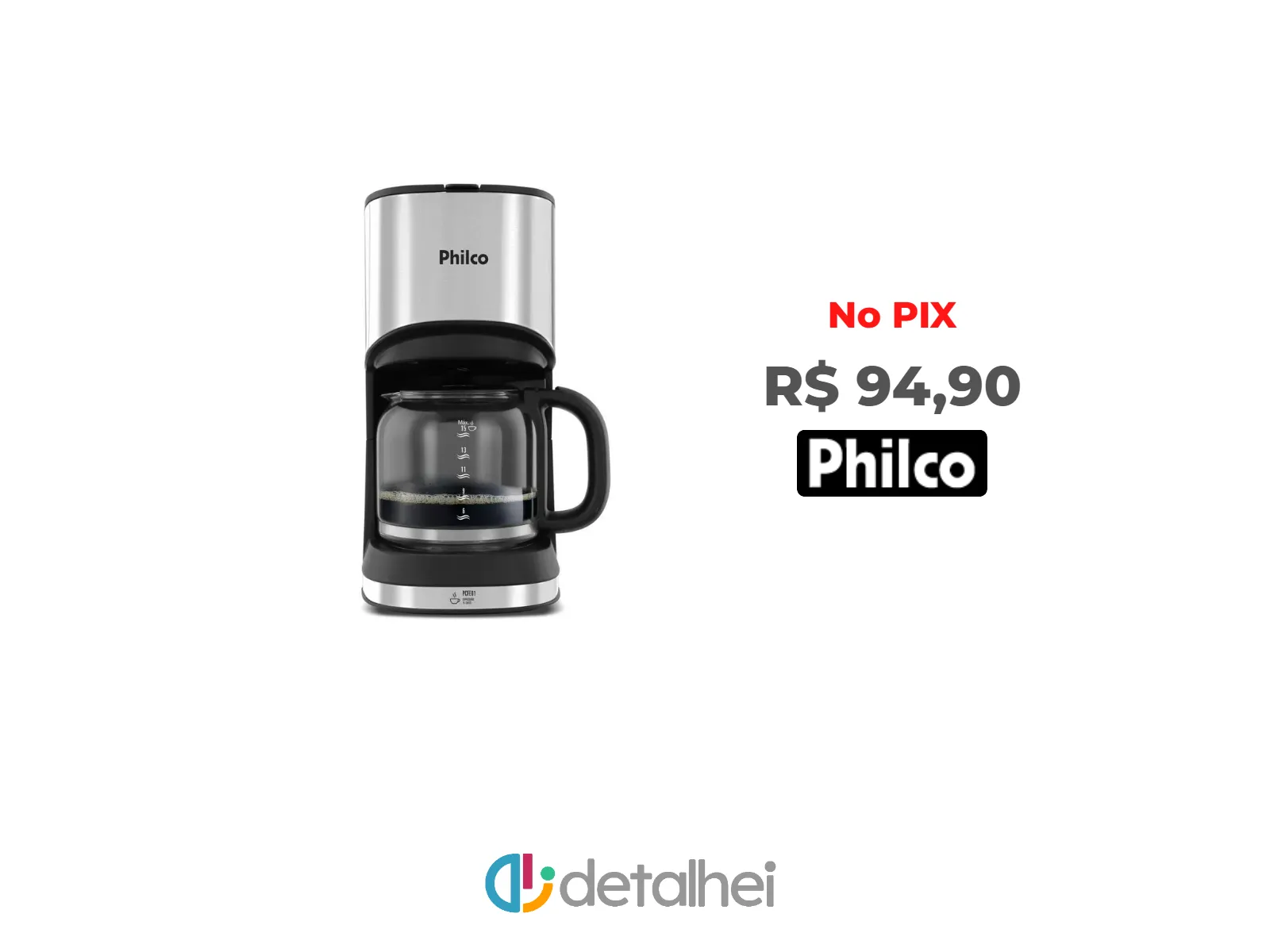 Foto do produto ❗Cafeteira Philco 15 Cafezinhos 550W 600ml PCFE01 - 127v<br/>#Philco: <a href="https://harpy.me/Et_nZK57PBef" target="_blank" rel="nofollow">https://harpy.me/Et_nZK57PBef</a>