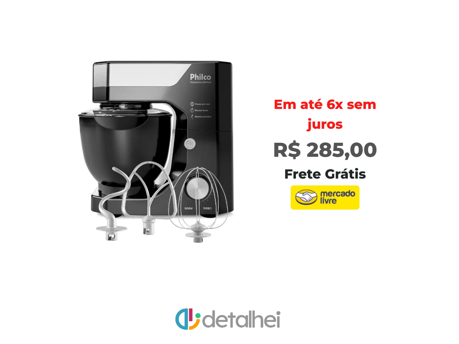 Foto do produto ❗Batedeira Planetária Philco PBP90A 5l 12 velocidades 900w<br/>#Mercado Livre: <a href="https://harpy.me/YQSULQtHYzMG" target="_blank" rel="nofollow">https://harpy.me/YQSULQtHYzMG</a>