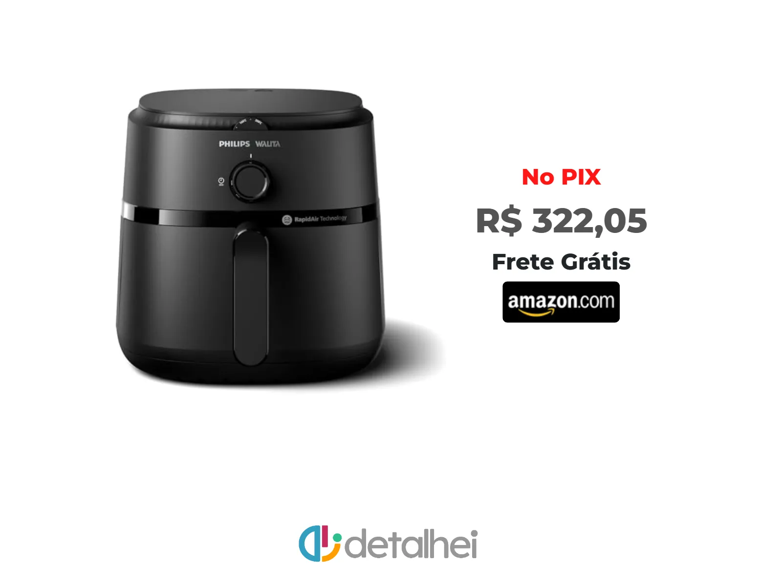 Foto do produto ❗Fritadeira Airfryer Série 1000 XL, Philips Walita, 6,2 litros, Tecnologia RapidAir, Preta, 2 anos de garantia, 110v - NA130/00<br/>#Amazon: <a href="https://harpy.me/rqANGZE4UwIR" target="_blank" rel="nofollow">https://harpy.me/rqANGZE4UwIR</a>