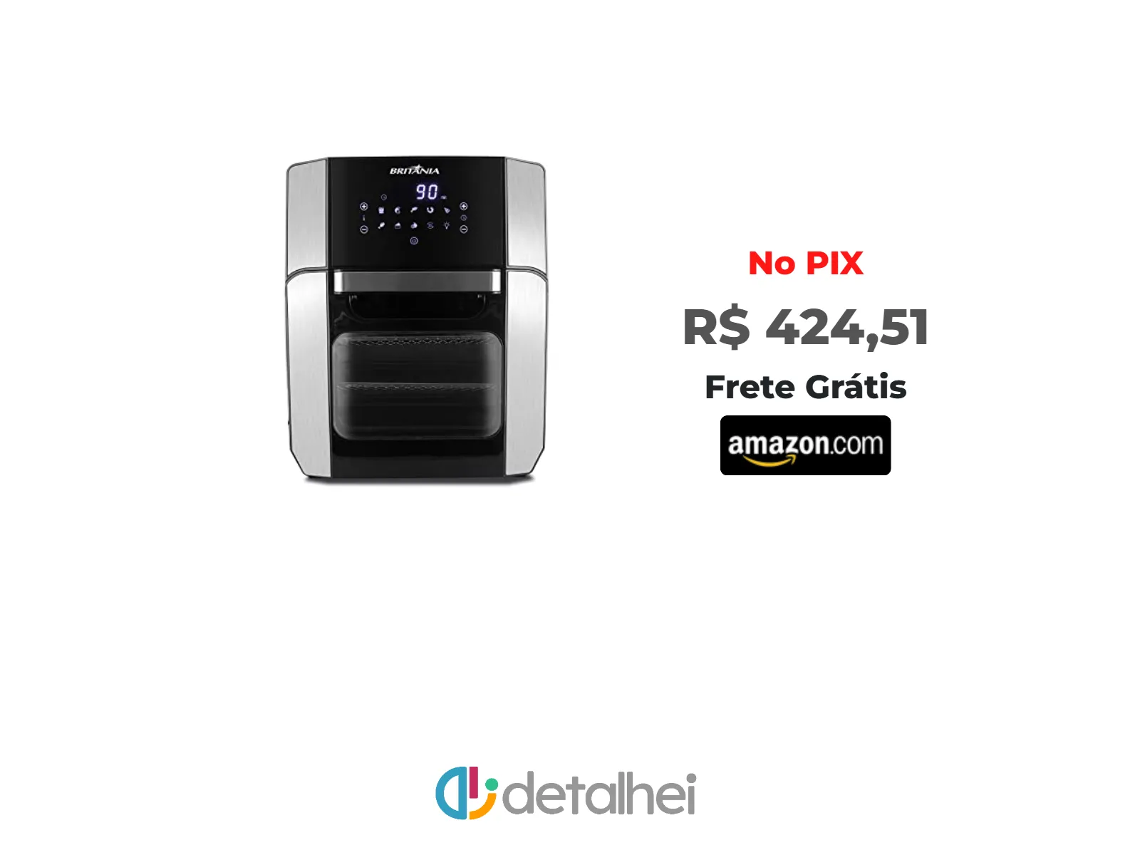 Foto do produto ❗Fritadeira Air Fry Oven BFR2100P, Britânia, 220v<br/>#Amazon: <a href="https://harpy.me/7Bu4Lsb6XkRj" target="_blank" rel="nofollow">https://harpy.me/7Bu4Lsb6XkRj</a>