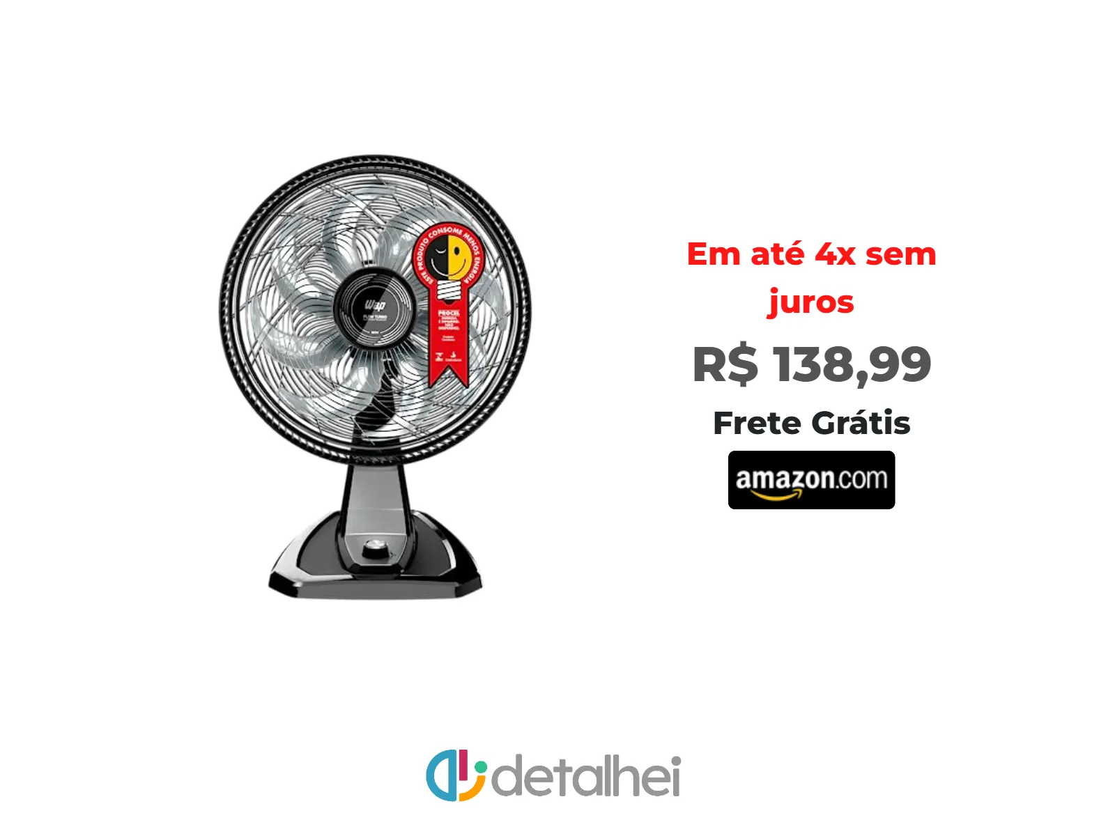 Foto do produto ❗WAP Ventilador de Mesa e Parede 50cm FLOW TURBO, com Tecnologia Silenciosa e Econômica, 8 Pás e 3 Velocidades, 180W 220V<br/>#Amazon: <a href="https://harpy.me/IMwuw1M9l5gb" target="_blank" rel="nofollow">https://harpy.me/IMwuw1M9l5gb</a>