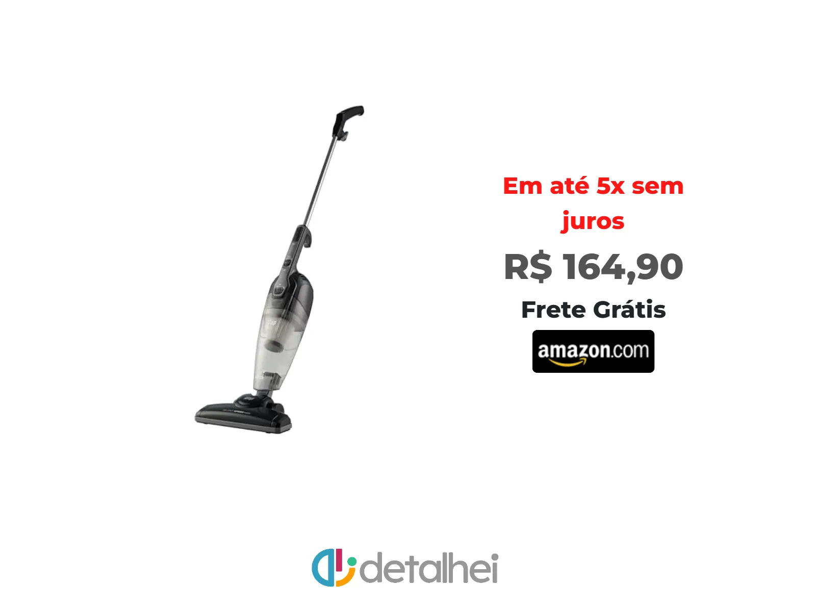Foto do produto ❗WAP Aspirador de Pó Vertical SILENT SPEED MAX 3 em 1, Compacto, 1 Litro, com Extensor Removível, 85mbar 1350W 127V<br/>#Amazon: <a href="https://harpy.me/NYFrkUx3tnxl" target="_blank" rel="nofollow">https://harpy.me/NYFrkUx3tnxl</a>