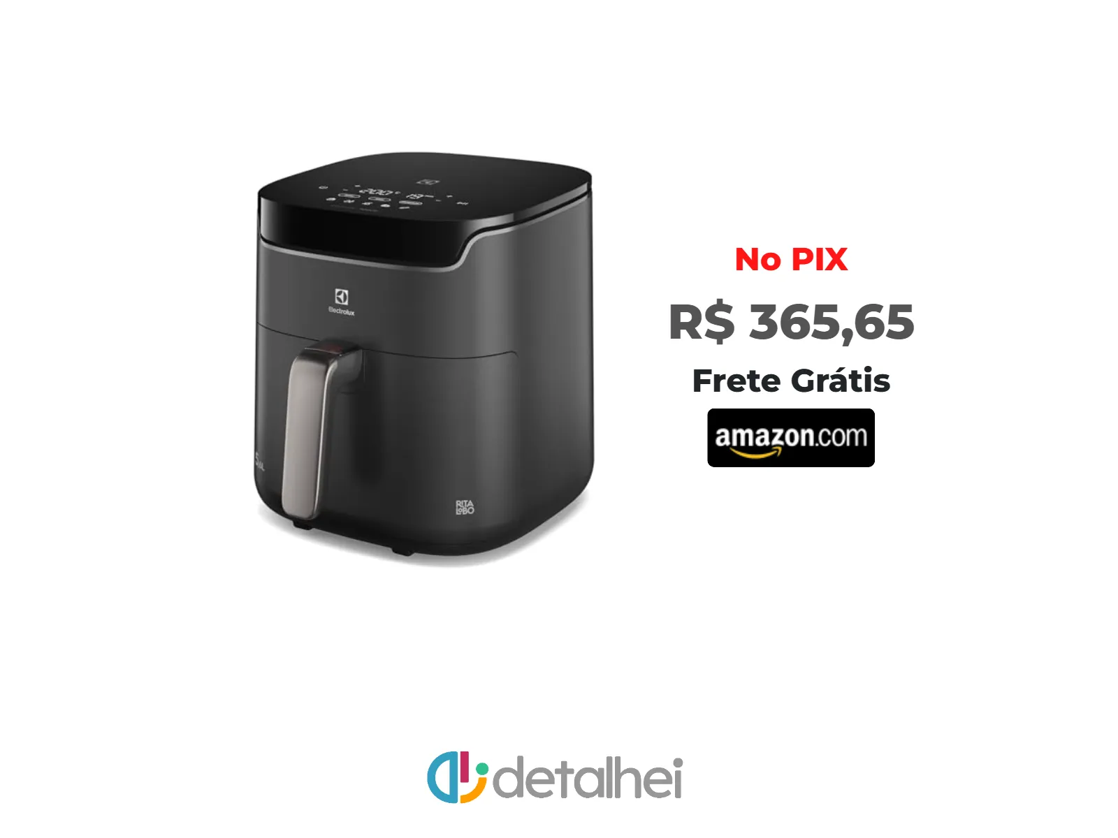 Foto do produto ❗Air Fryer Digital Electrolux Experience EAF45, 5,6L, Cinza, 1400W, 127V, com Desligamento Automático e Temporizador<br/>#Amazon: <a href="https://harpy.me/L-1KeBpfb9cG" target="_blank" rel="nofollow">https://harpy.me/L-1KeBpfb9cG</a>