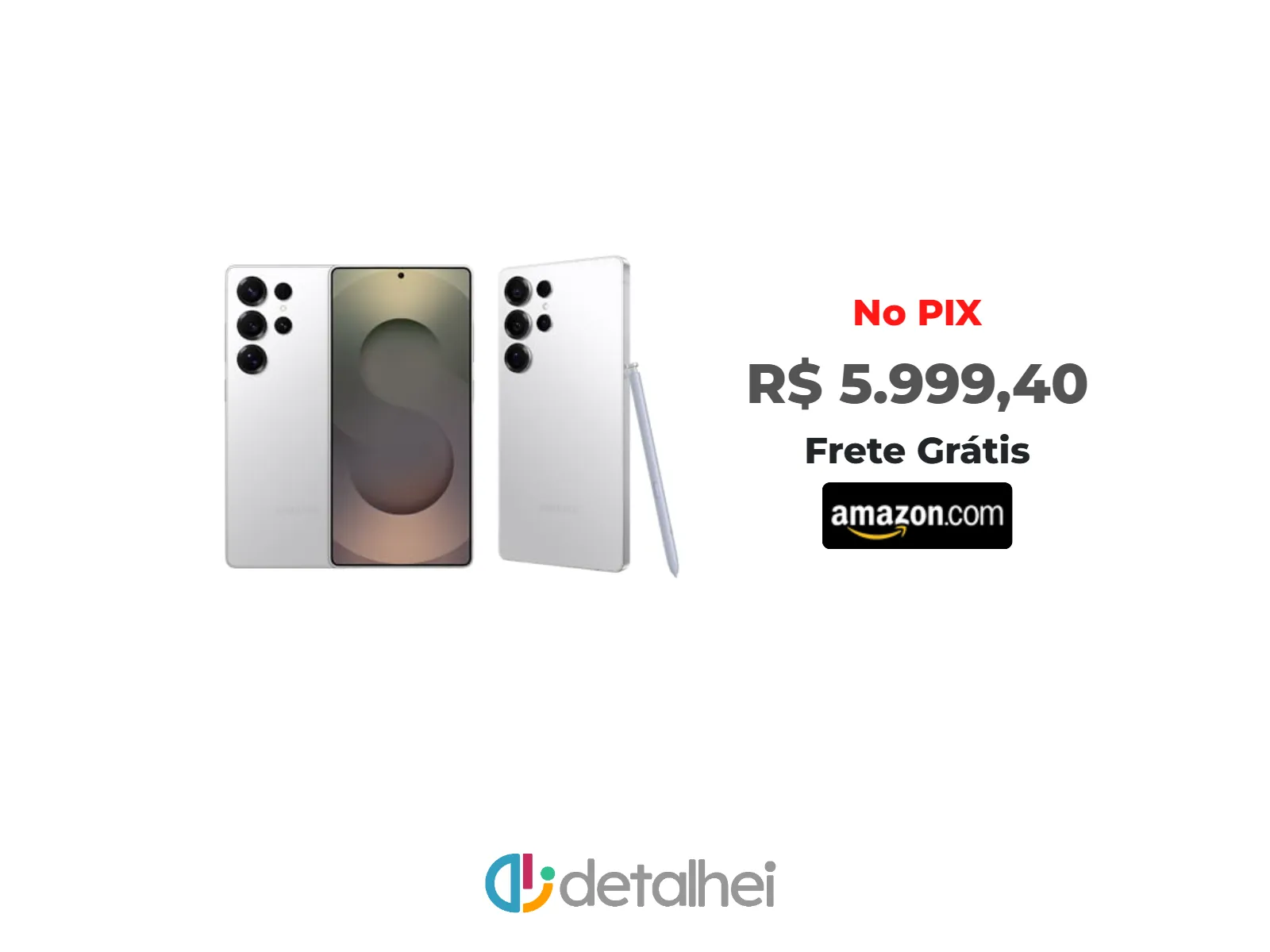 Foto do produto ❗Celular Samsung Galaxy S25 Ultra 5G, 256GB, 12GB RAM, Câmera Quádrupla de 200+50+10+50, Tela Grande de 6.9", Titânio Prata<br/>#Amazon: <a href="https://harpy.me/w2UNU6UlsocQ" target="_blank" rel="nofollow">https://harpy.me/w2UNU6UlsocQ</a>