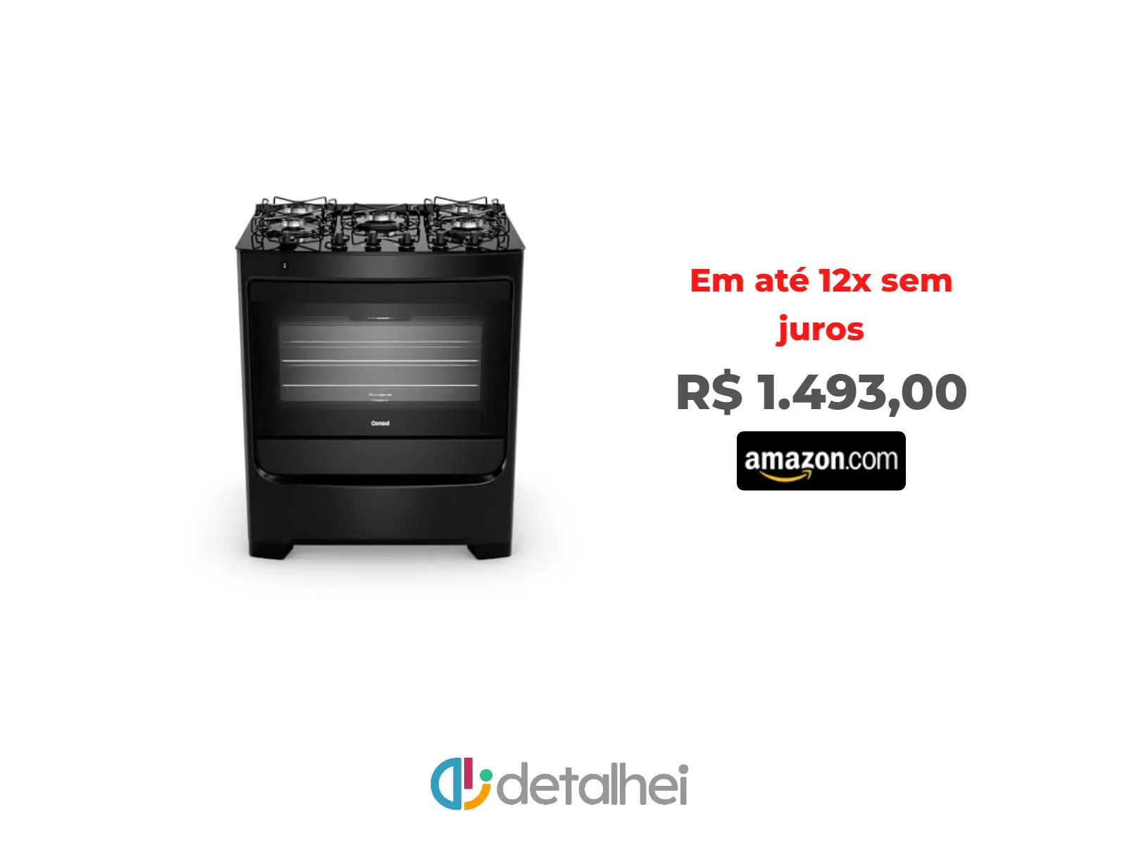 Foto do produto ❗Fogão 5 bocas Consul mesa de vidro preto - CFS5VBE Bivolt<br/>#Amazon: <a href="https://harpy.me/A95tOHLdnbNc" target="_blank" rel="nofollow">https://harpy.me/A95tOHLdnbNc</a>