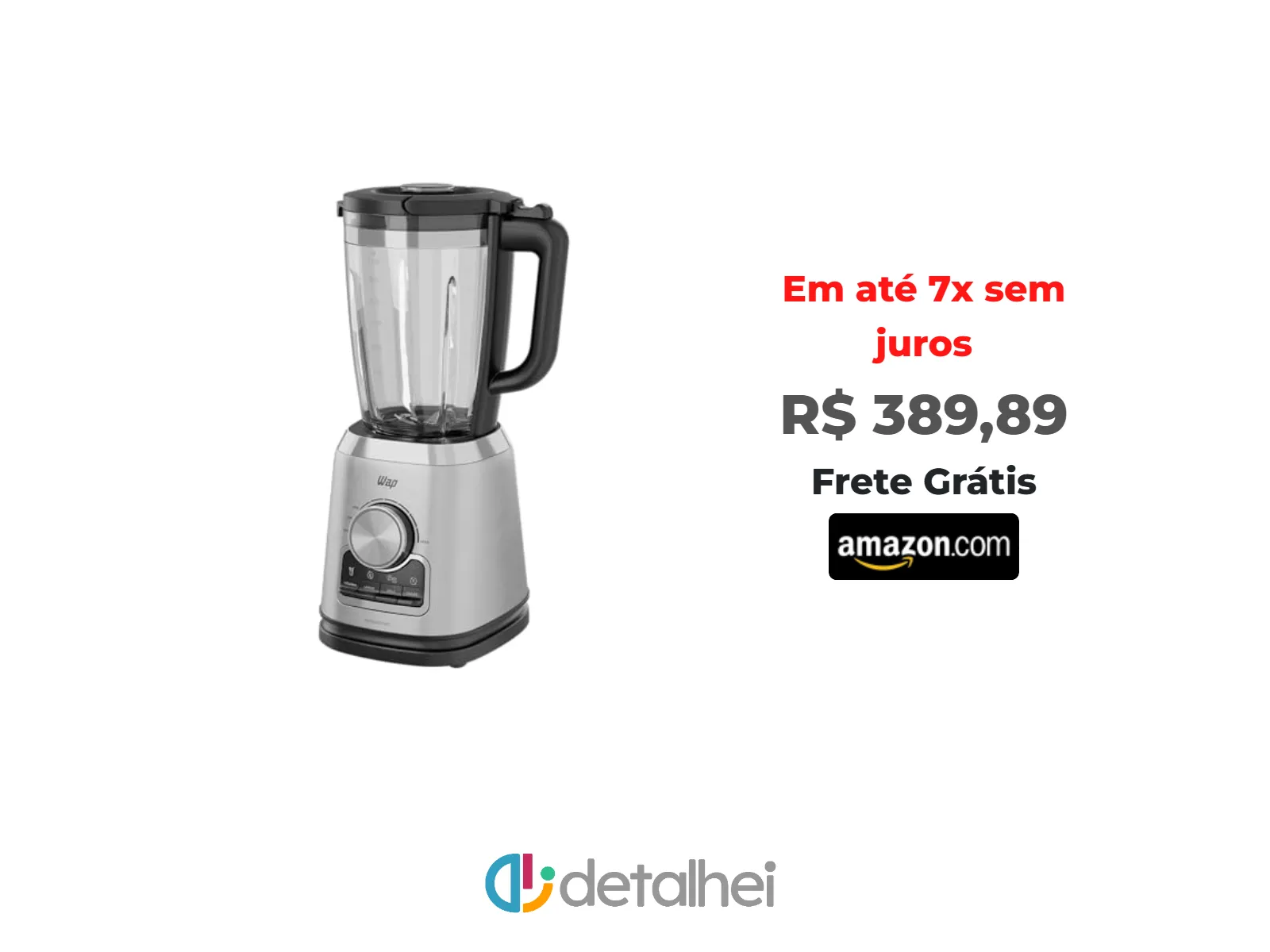 Foto do produto ❗WAP Liquidificador com Copo de Vidro WAP WB2000 2 Litros com Velocidade Variável 1000W 220V<br/>#Amazon: <a href="https://harpy.me/m3l-qAIsKX8A" target="_blank" rel="nofollow">https://harpy.me/m3l-qAIsKX8A</a>