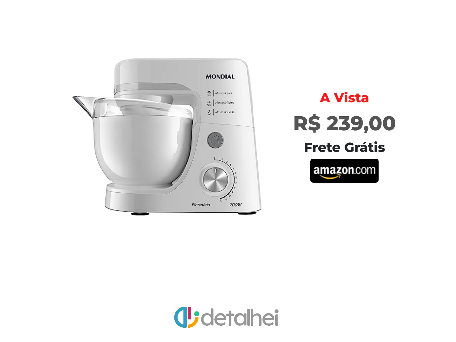 Foto do produto ❗Batedeira Planetária, Mondial, Branco, 700W, 110V - BP-03-W<br/>#Amazon: <a href="https://harpy.me/WmbVJk0prUMV" target="_blank" rel="nofollow">https://harpy.me/WmbVJk0prUMV</a>