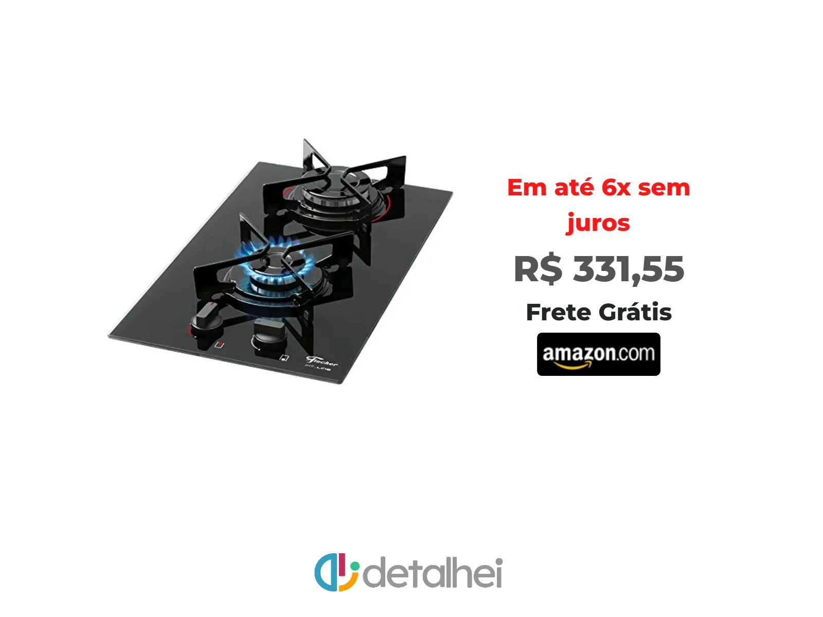Foto do produto ❗FISCHER COOKTOP À GÁS 2 BOCAS FIT LINE MESA VIDRO PRETO BIVOLT - 27185-60015<br/>#Amazon: <a href="https://harpy.me/8vgW1ksix4-_" target="_blank" rel="nofollow">https://harpy.me/8vgW1ksix4-_</a>