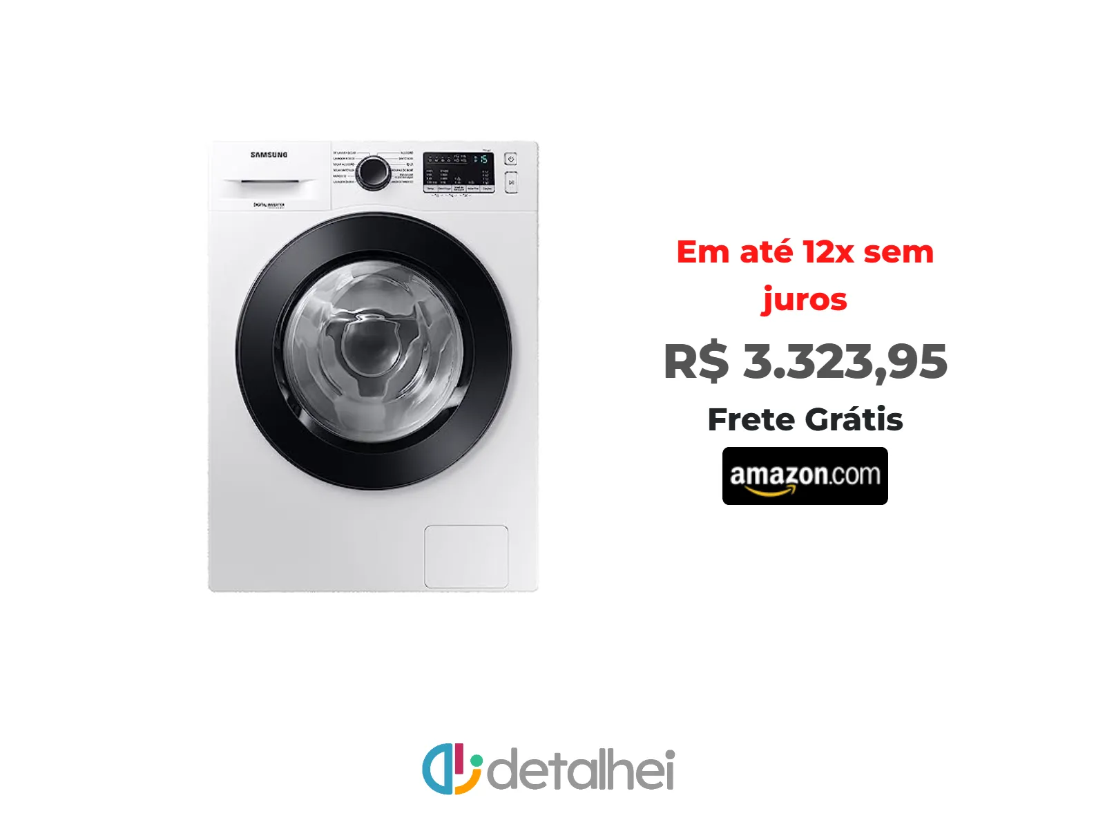 Foto do produto ❗Samsung Lava e Seca WD11M com Digital Inverter WD11M4473PW Branca 11/7kg - 220V<br/>#Amazon: <a href="https://harpy.me/Wfw5Z5AdhByx" target="_blank" rel="nofollow">https://harpy.me/Wfw5Z5AdhByx</a>
