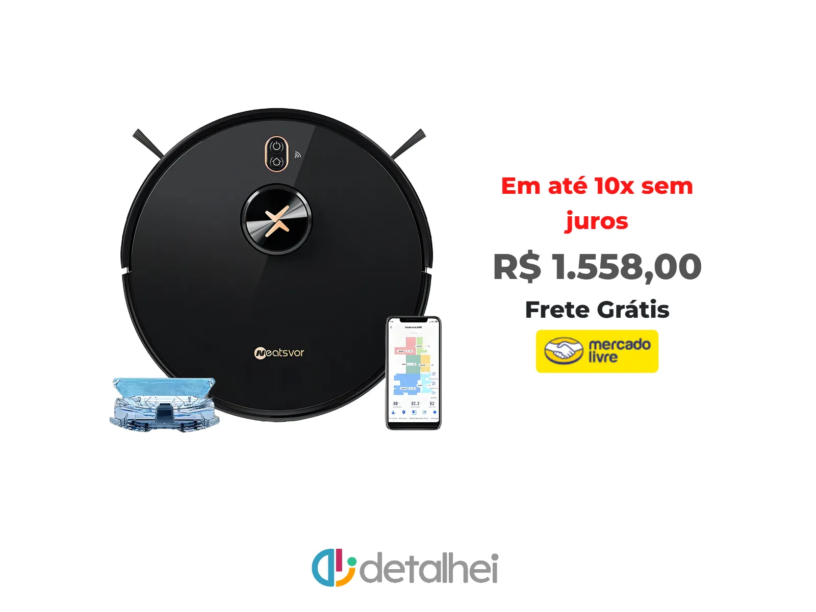 Foto do produto ❗Neatsvor x600 Pro, Robô Aspirador<br/>#Mercado Livre: <a href="https://harpy.me/owfKFBGohn44" target="_blank" rel="nofollow">https://harpy.me/owfKFBGohn44</a>