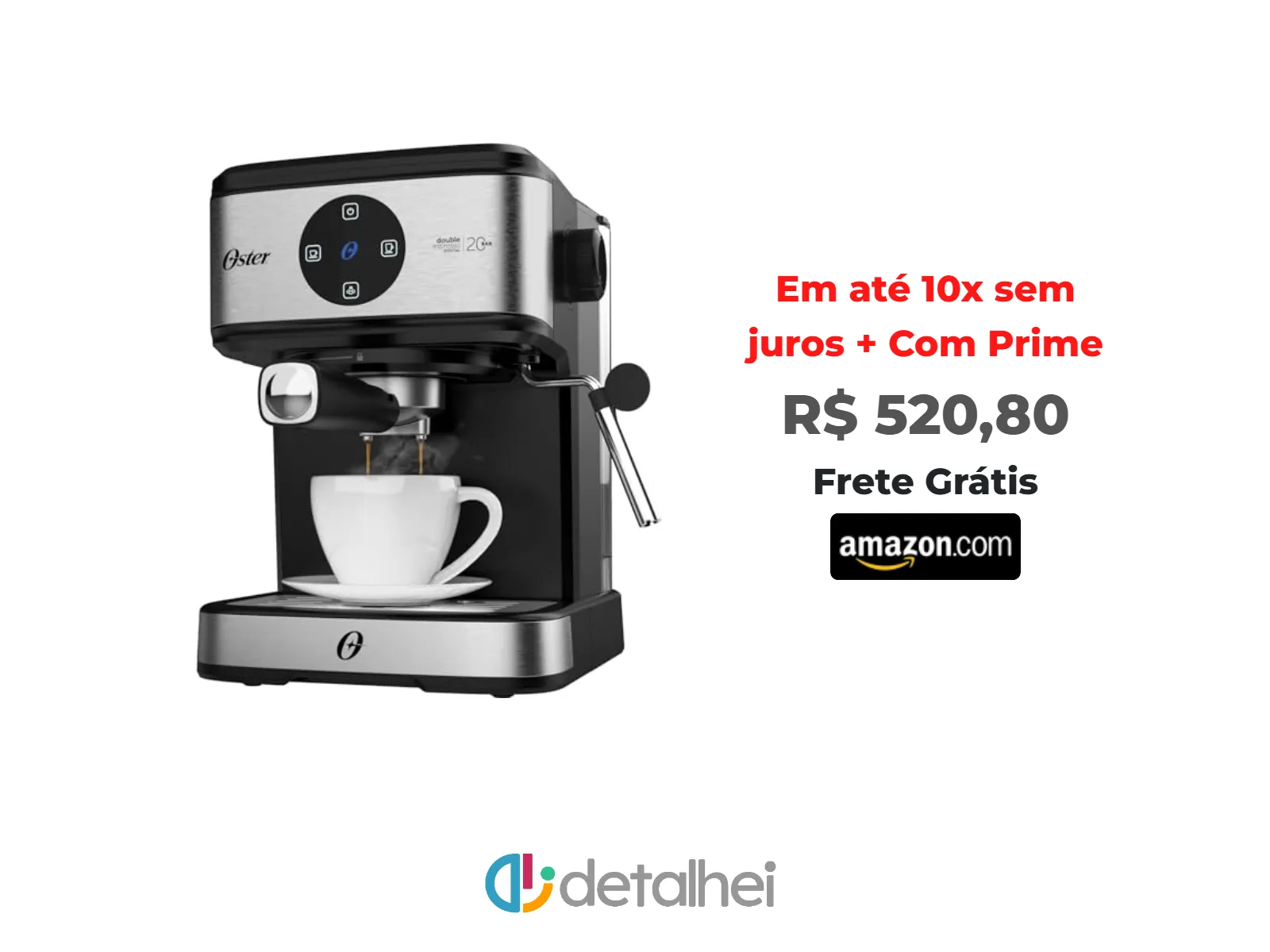 Foto do produto ❗CAFETEIRA ESPRESSO OSTER OCAF900 DIGITAL, 220V<br/>#Amazon: <a href="https://harpy.me/pUsVPgLU4gUC" target="_blank" rel="nofollow">https://harpy.me/pUsVPgLU4gUC</a>
