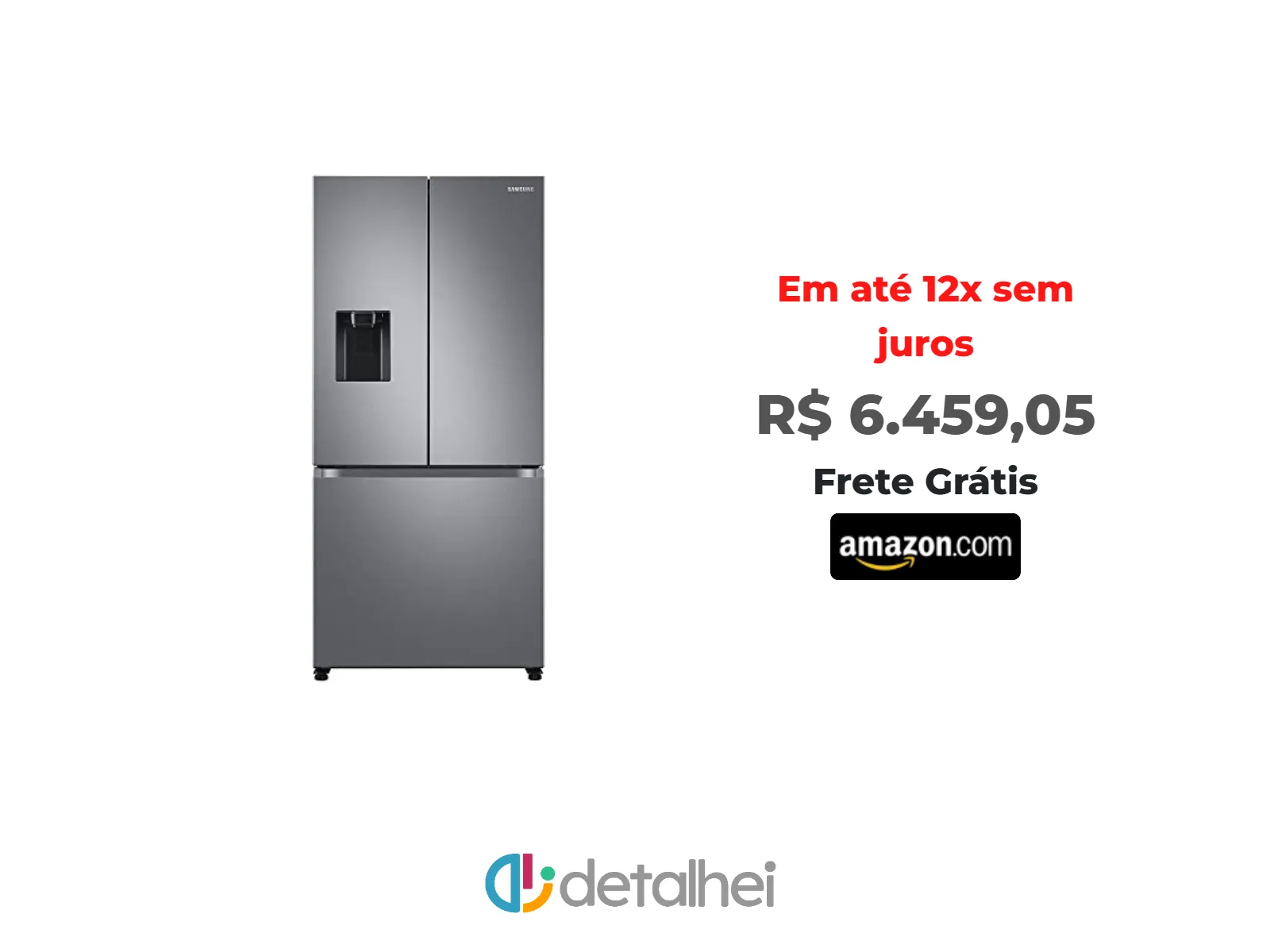 Foto do produto ❗Geladeira Samsung RF49A Inverter Frost Free 3 Portas com Dispenser de Água 470L Inox Look 220V<br/>#Amazon: <a href="https://harpy.me/WGJ_CRN8Zt0P" target="_blank" rel="nofollow">https://harpy.me/WGJ_CRN8Zt0P</a>