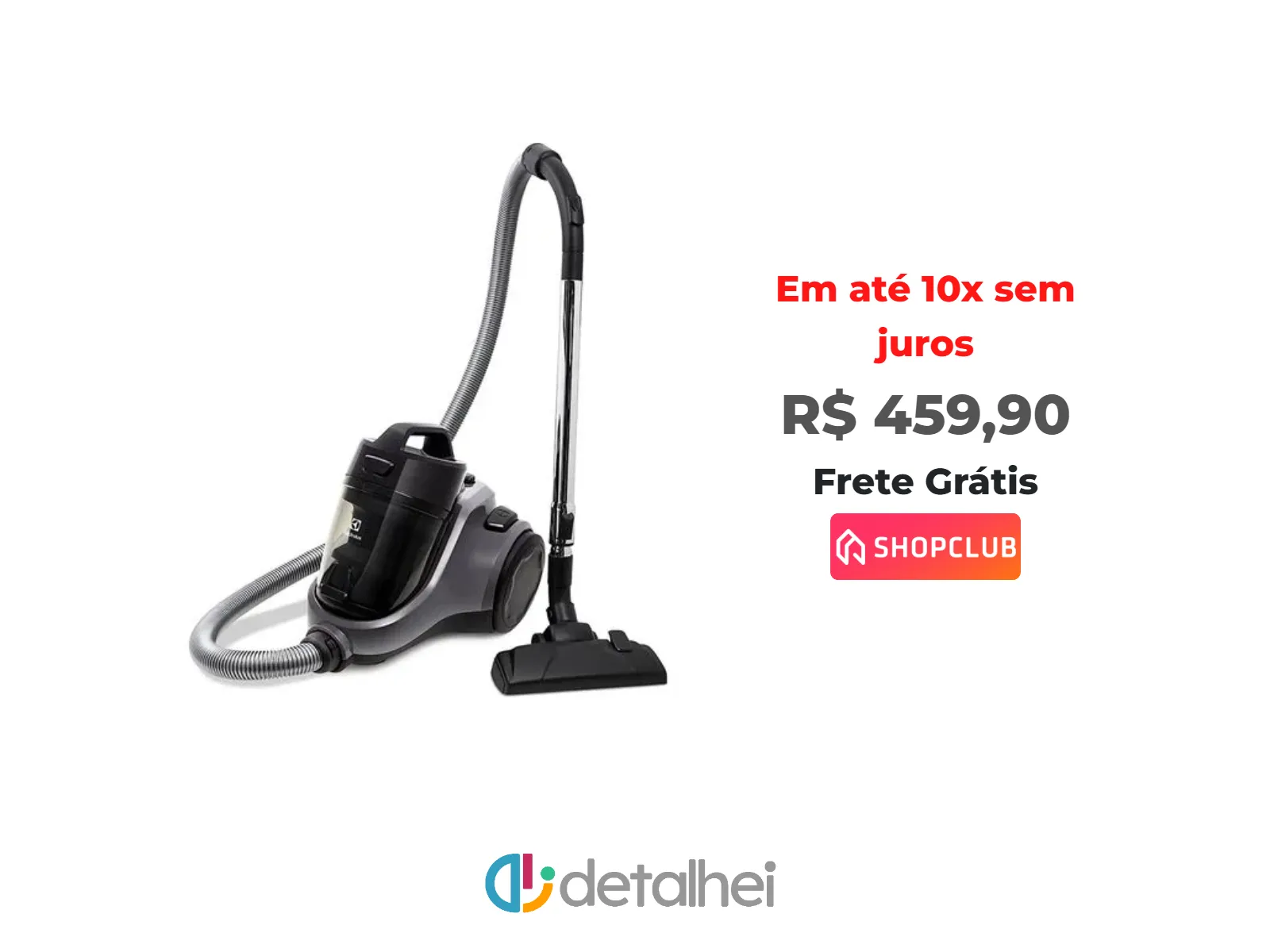Foto do produto ❗Aspirador de Pó sem Saco Electrolux 1600W Easybox Silencioso com Filtro HEPA Preto (EAS30)<br/>#Shopclub: <a href="https://harpy.me/XxKIGAsQvBiW" target="_blank" rel="nofollow">https://harpy.me/XxKIGAsQvBiW</a>