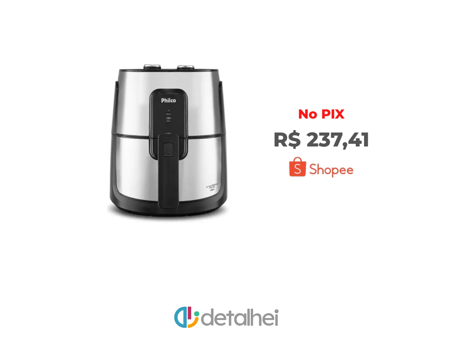 Foto do produto ❗Air Fryer Philco 4,4L Antiaderente Redstone 1500W PFR15PI<br/>#Shopee: <a href="https://harpy.me/P-3a7-Ngmhfk" target="_blank" rel="nofollow">https://harpy.me/P-3a7-Ngmhfk</a>