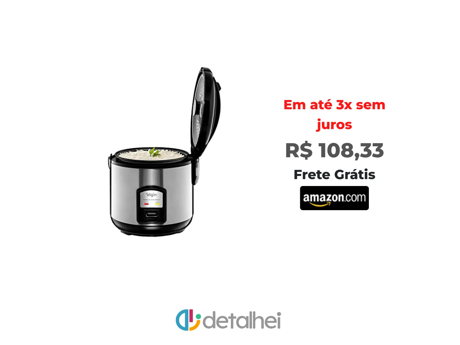 Foto do produto ❗Panela de Arroz Elétrica Elgin Capacidade 5 Xícaras 1 Litro 400W 110V<br/>#Amazon: <a href="https://harpy.me/oRw08TJs5d2B" target="_blank" rel="nofollow">https://harpy.me/oRw08TJs5d2B</a>