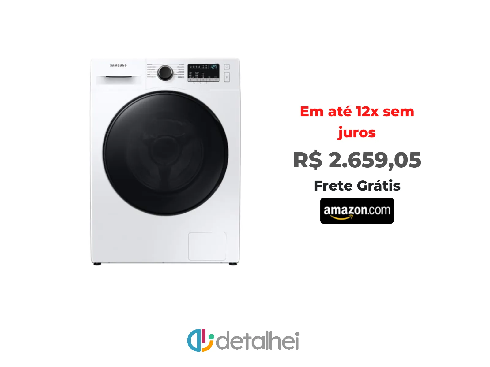 Foto do produto ❗Samsung Lavadora de Roupas Digital Inverter Porta Black WW11T Branca 11kg 220V<br/>#Amazon: <a href="https://harpy.me/9fiWzRGnECdZ" target="_blank" rel="nofollow">https://harpy.me/9fiWzRGnECdZ</a>