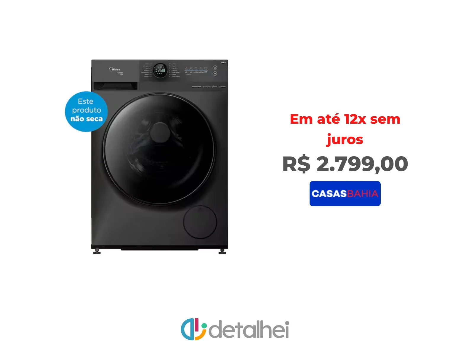 Foto do produto ❗Máquina de Lavar 13kg Midea HealthGuard Titanium Conectada - 110V<br/>#Casas Bahia: <a href="https://harpy.me/8DNSz8XQM11q" target="_blank" rel="nofollow">https://harpy.me/8DNSz8XQM11q</a>