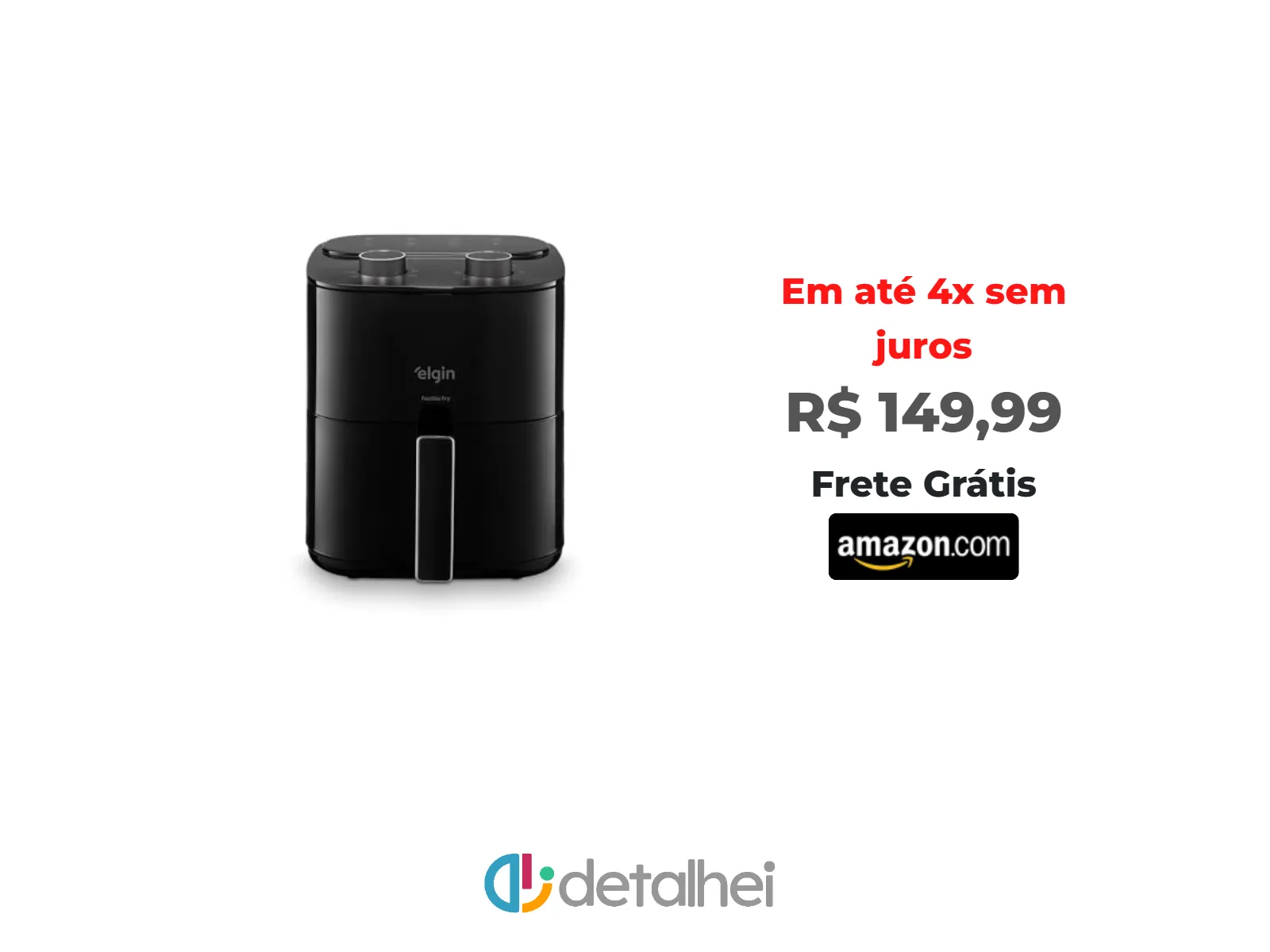 Foto do produto ❗Fritadeira Elétrica Air Fryer Facilita Fry Elgin - 3.5 Litros, 110V<br/>#Amazon: <a href="https://harpy.me/EmtdydDo4lLm" target="_blank" rel="nofollow">https://harpy.me/EmtdydDo4lLm</a>