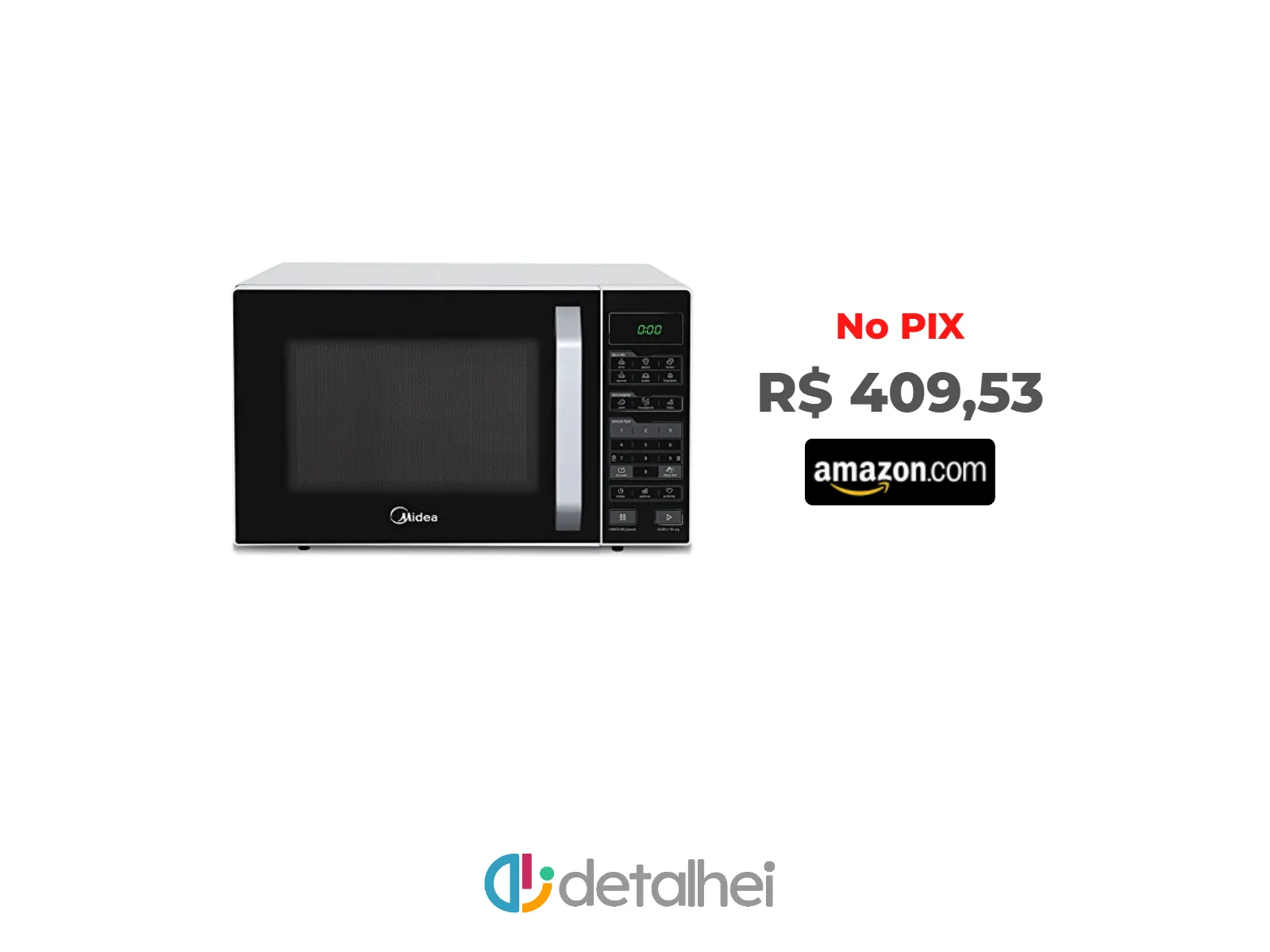 Foto do produto ❗Micro-ondas 27L Branco e Preto Midea LED 127V MXSA27P1<br/>#Amazon: <a href="https://harpy.me/aM3jJikmhUJZ" target="_blank" rel="nofollow">https://harpy.me/aM3jJikmhUJZ</a>