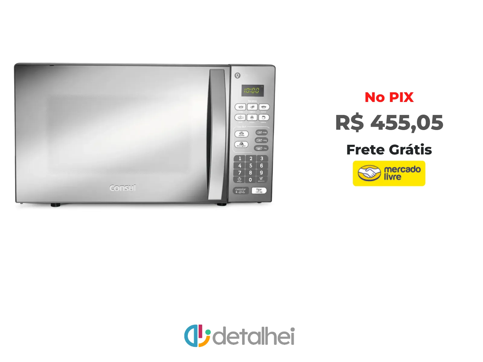 Foto do produto ❗Micro-ondas CM020BF 20 Litros Espelhado Inox Consul<br/>#Mercado Livre: <a href="https://harpy.me/iedAmcBO8Y8z" target="_blank" rel="nofollow">https://harpy.me/iedAmcBO8Y8z</a>