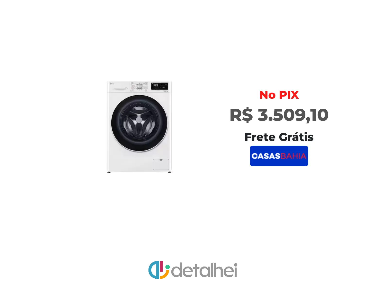 Foto do produto ❗Lava e Seca LG VC5 12kg Branca com Inteligência Artificial AIDD™ (CV3012WC5A) - 220v<br/>#Casas Bahia: <a href="https://harpy.me/jz90bPhPH0B6" target="_blank" rel="nofollow">https://harpy.me/jz90bPhPH0B6</a>